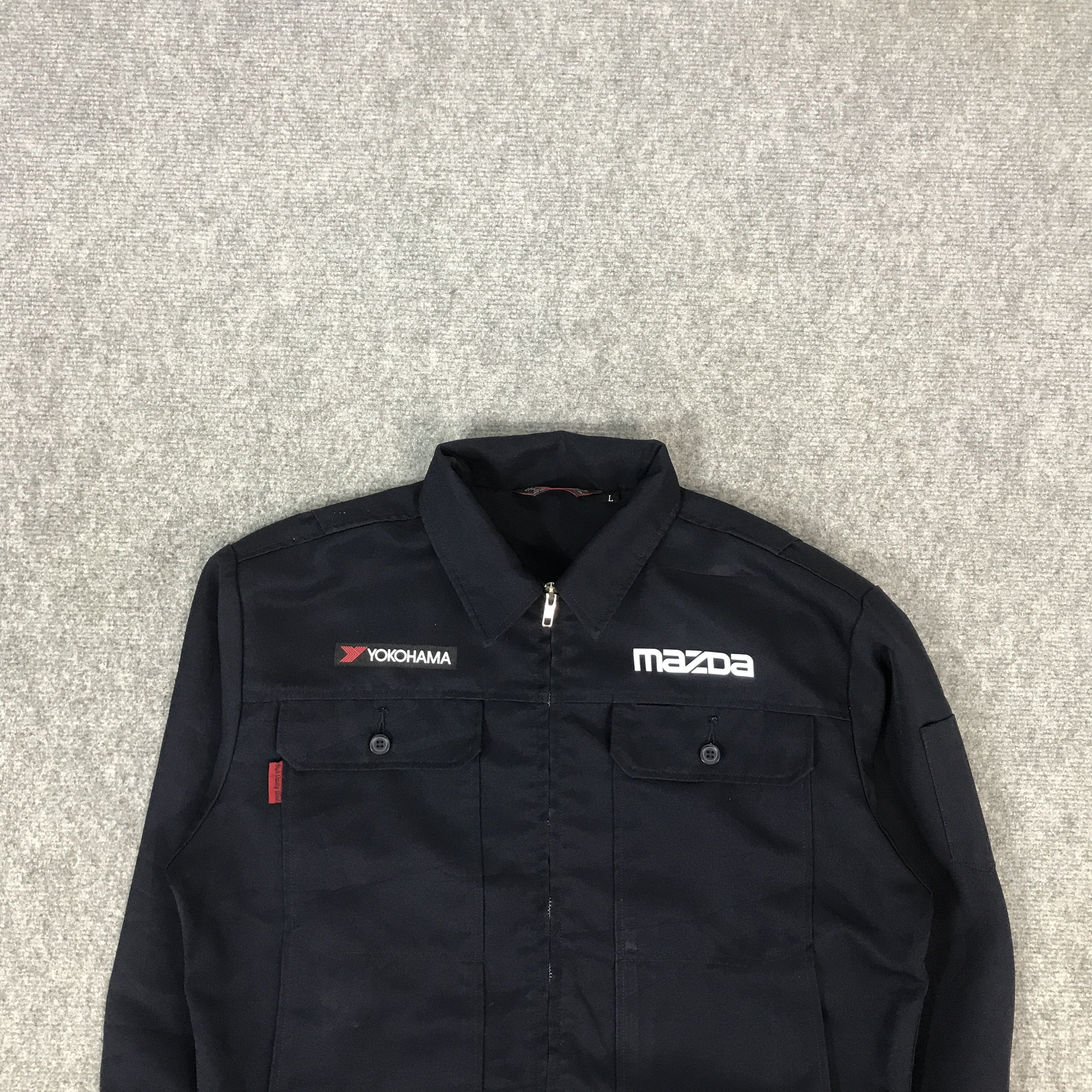 Japanese Brand MAZDA YOKOHAMA RACING JAPAN UNIFORM CUSTOM JACKET Size US L / EU 52-54 / 3 - 3 Thumbnail