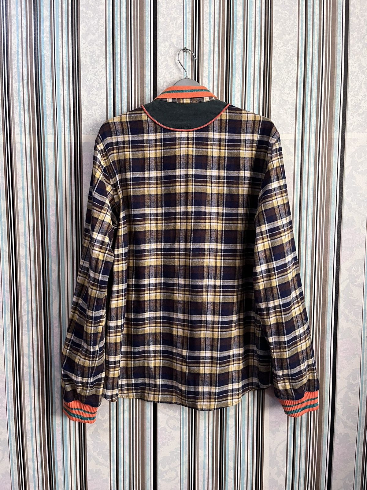 Issey Miyake Frapbois cheongsam corduroy checked #A2 Size US M / EU 48-50 / 2 - 6 Thumbnail