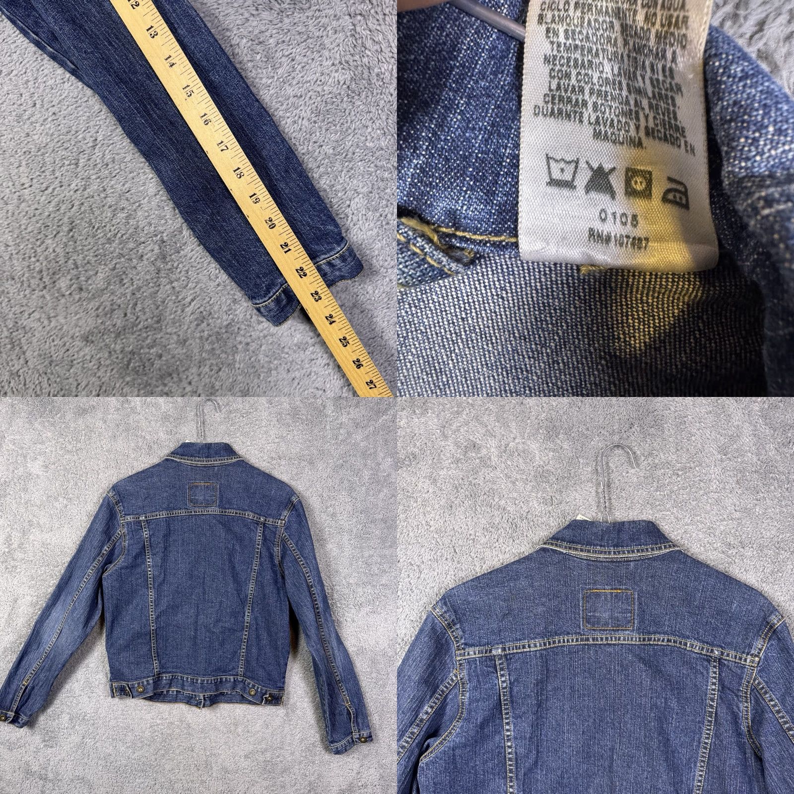 Levi's VINTAGE Levi's Denim Trucker Jacket Womens M (8/10) Y2K 2005 Chore Field Jean Jacket Size 32" / US 10 / IT 46 - 8 Thumbnail