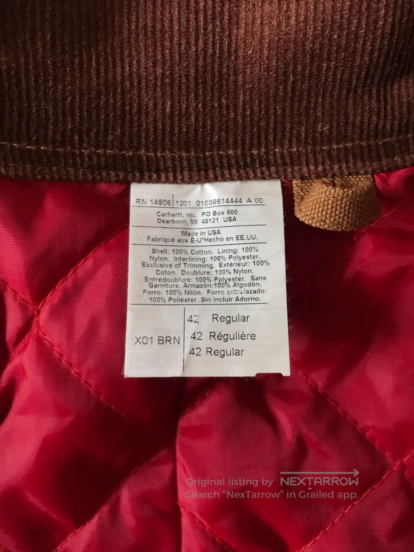 Carhartt Carhartt X01 Brown Coveralls Size 42. Size US 26 / EU 42 - 9 Thumbnail