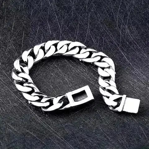Japanese Brand Skul Cuban Link Bracelet Size ONE SIZE - 4 Thumbnail