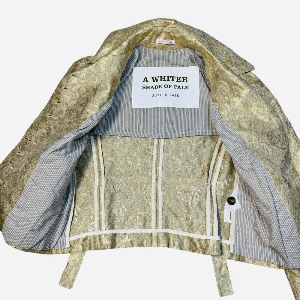 Other Vintage Just in Case A Whiter Shade of Pale Jacquard Gold J Size S / US 4 / IT 40 - 6 Thumbnail