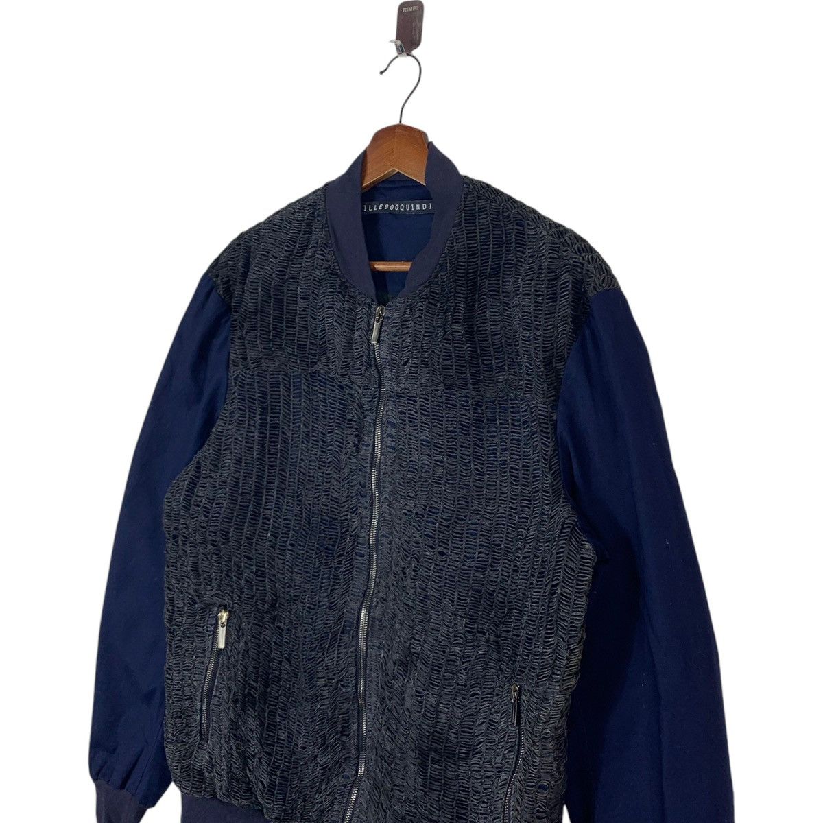 Other VINTAGE MILLE900QUINDICI BOMBER ZIPPER JACKET Size US L / EU 52-54 / 3 - 3 Thumbnail