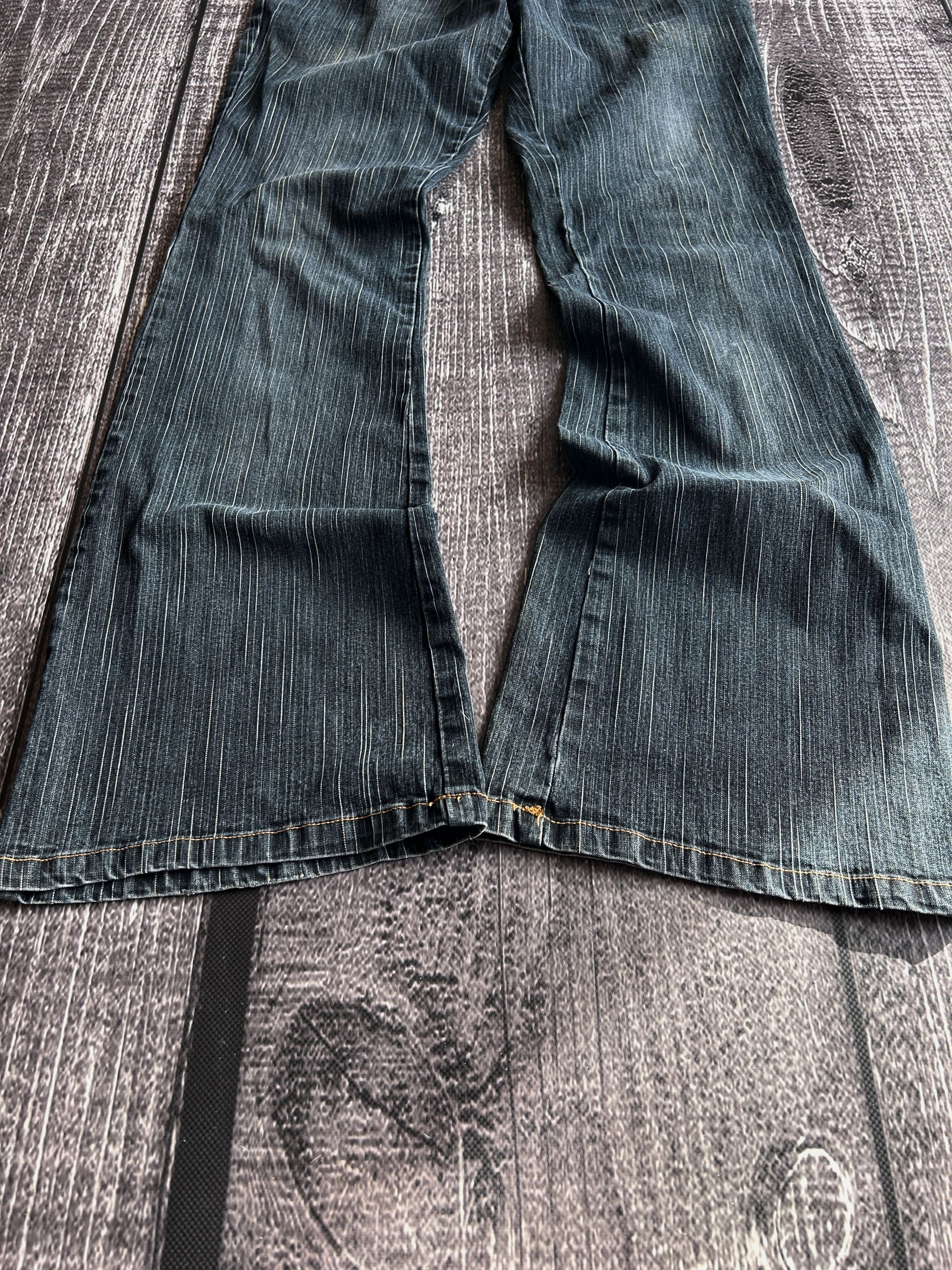 Designer FLARED💥 JUNYA WATANABE BALENCIAGA STYLE DISTRESSED JEANS Size US 30 / EU 46 - 4 Thumbnail