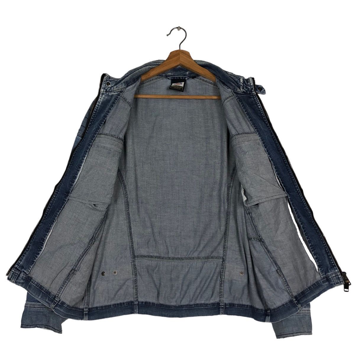 Japanese Brand 🔥Vintage Chore Denim Work Jacket Dickies Size US L / EU 52-54 / 3 - 13 Thumbnail