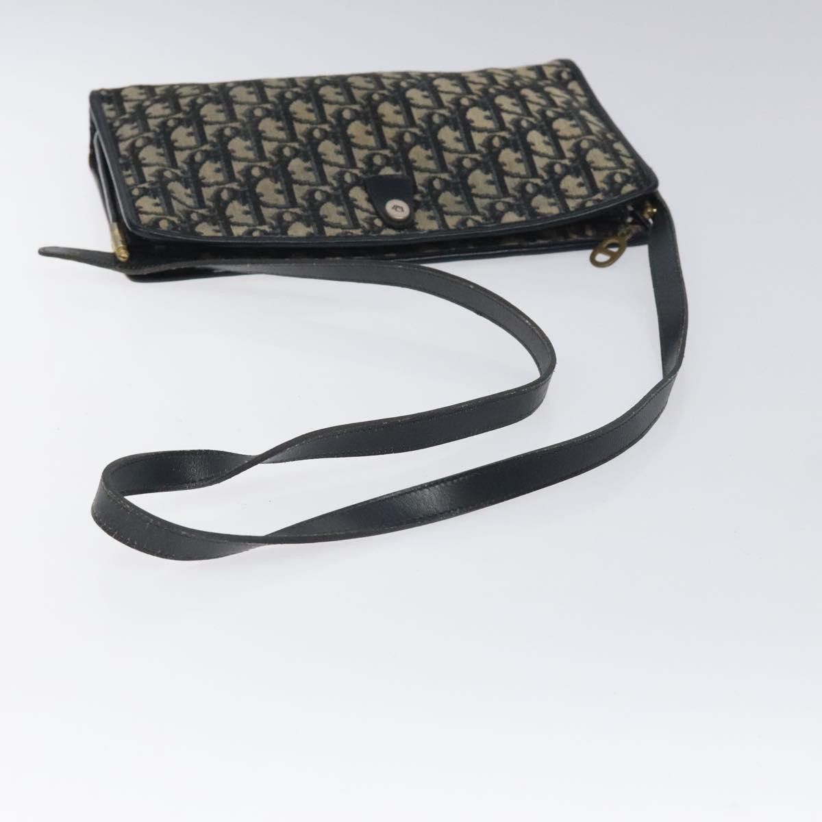 Dior DIOR Trotter Canvas Shoulder Bag Navy Size ONE SIZE - 7 Thumbnail