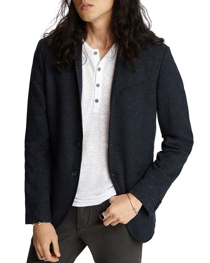 John Varvatos Jacquard Shawl Collar Jacket EU 48 USA 38 Size US M / EU 48-50 / 2 - 7 Thumbnail