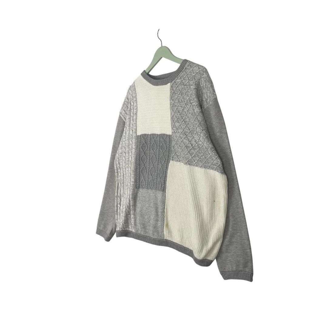 Designer × Vintage vintage Japanese Brand Vitesse Multicolour Cable Knit Size US L / EU 52-54 / 3 - 2 Thumbnail