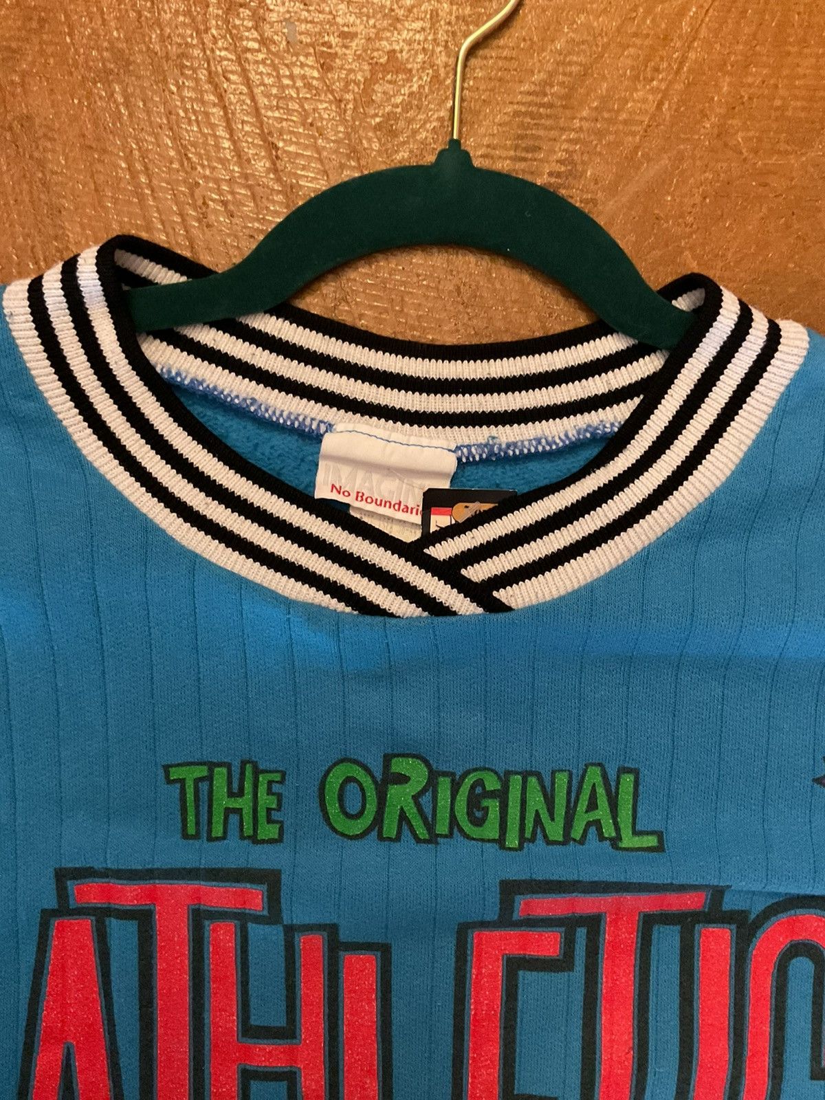 Other No Boundaries Blue Graphic Crewneck Sweater Size US XL / EU 56 / 4 - 6 Thumbnail