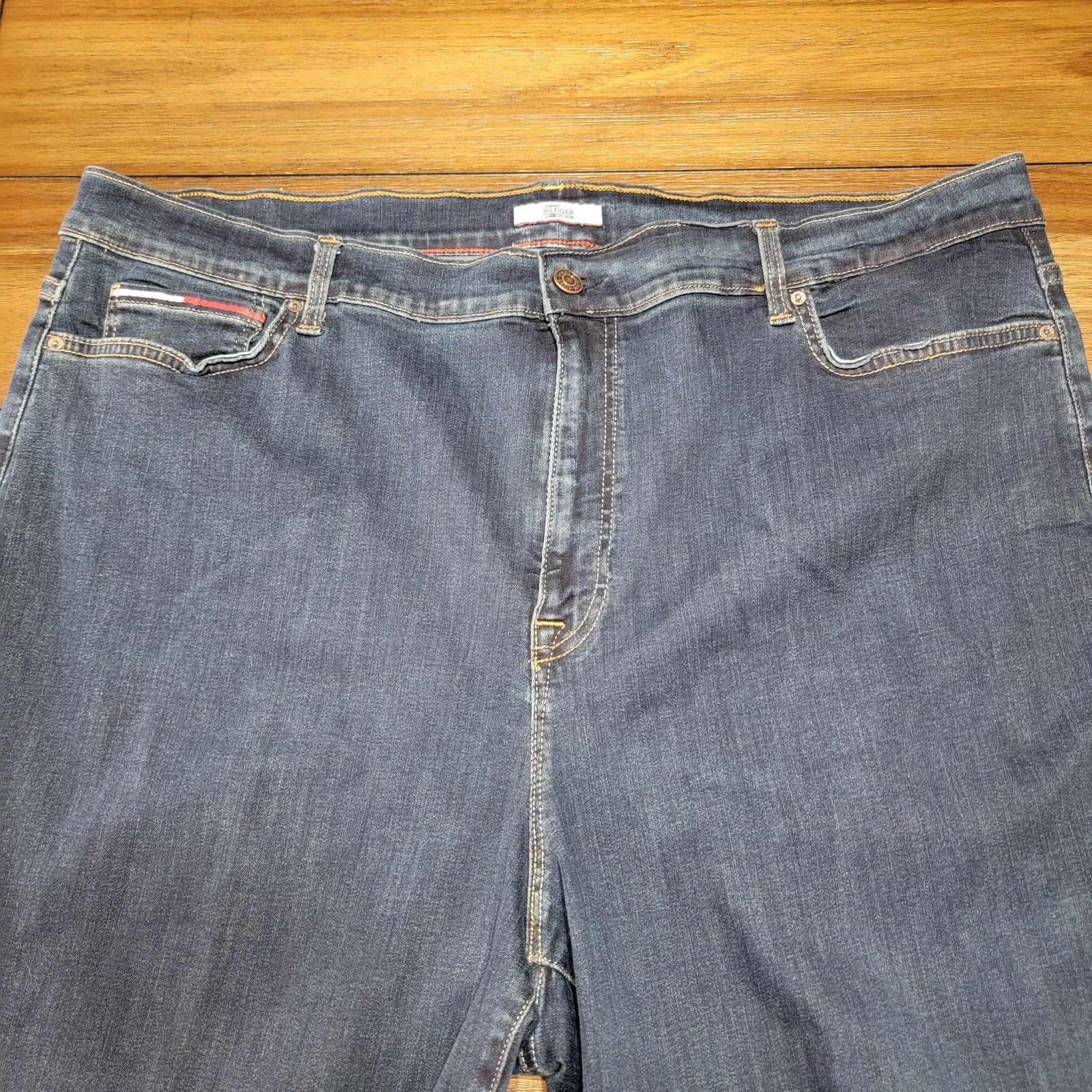 Tommy Hilfiger Tommy Hilfiger Denim Straight Stretch Jeans - Size 24 Size 42" / US 20 - 2 Thumbnail