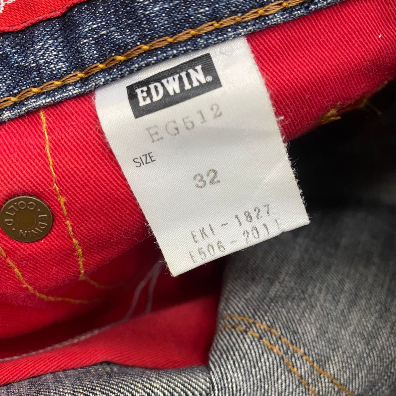 Edwin 💥Best Offer💥Vintage Edwin 512 Distressed Denim Size US 34 / EU 50 - 15 Thumbnail