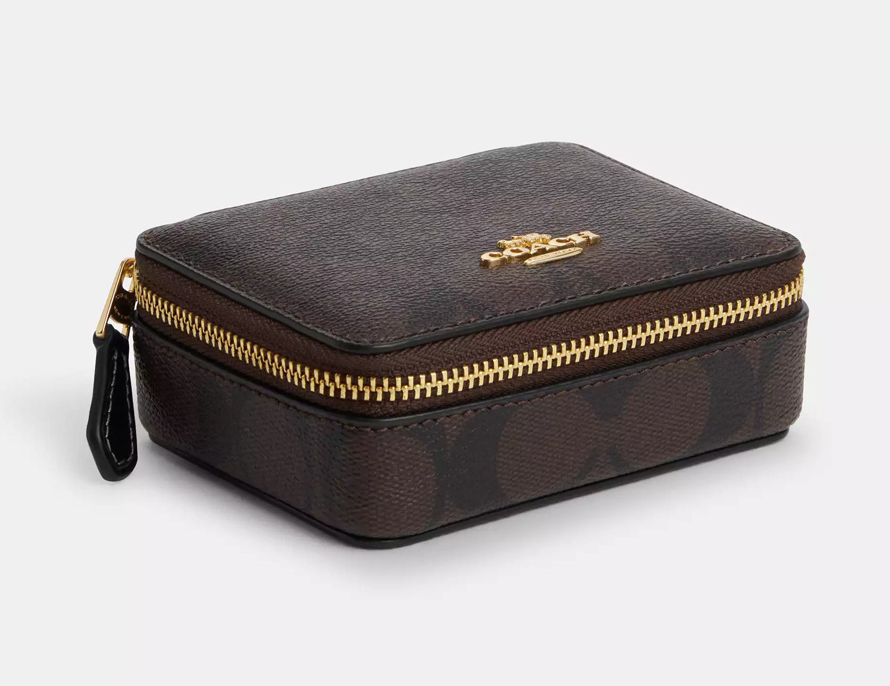 Coach Weekly Pill Box In Signature Canvas C3349 Size ONE SIZE - 6 Thumbnail