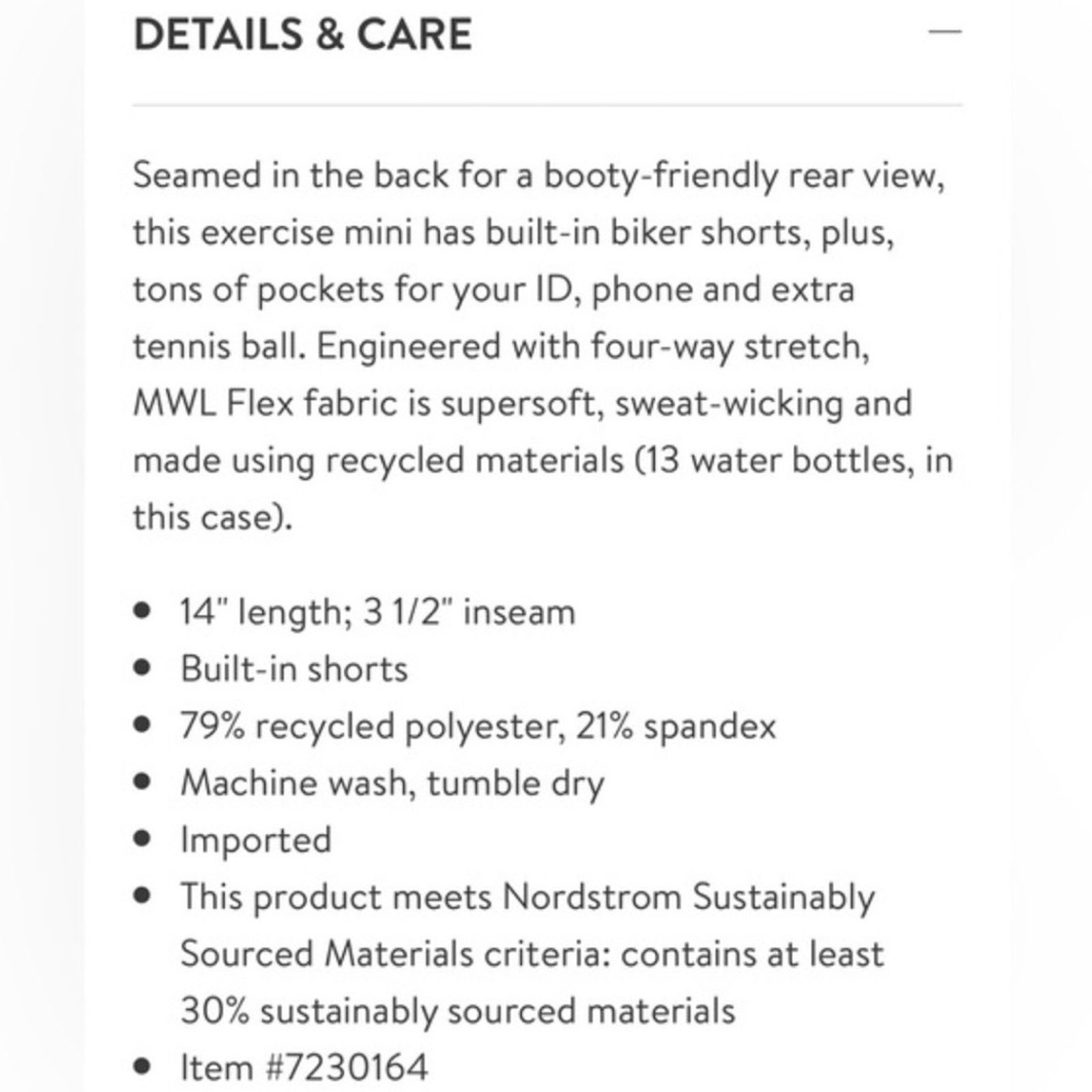 Madewell NWT Madewell Flex Fitness Skirt Built-In Shorts Mauve XS Size 26" / US 2 / IT 38 - 11 Thumbnail