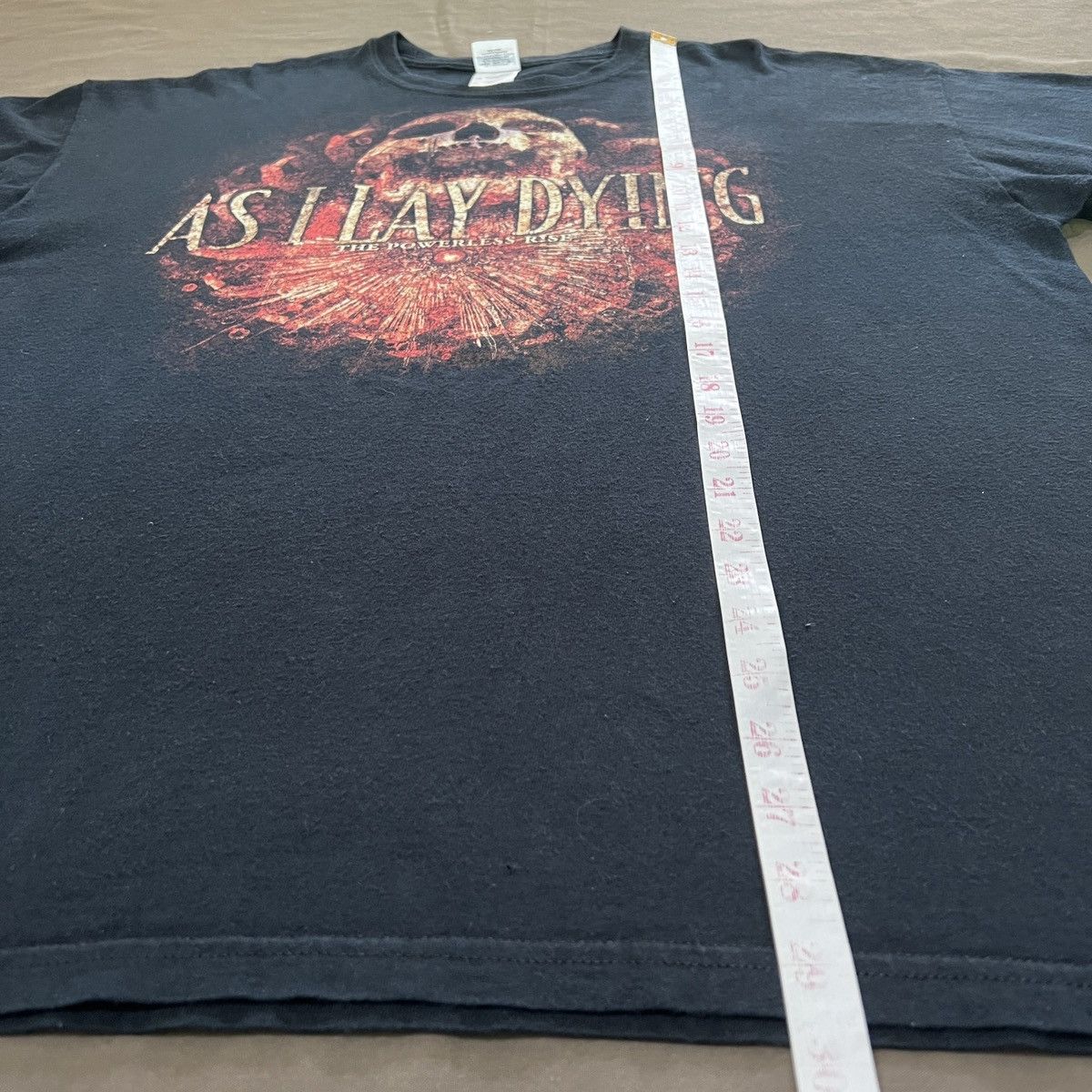 Band Tees × Vintage Vintage Y2K As I Lay Dying Band Metalcore Tee Size US XL / EU 56 / 4 - 9 Thumbnail
