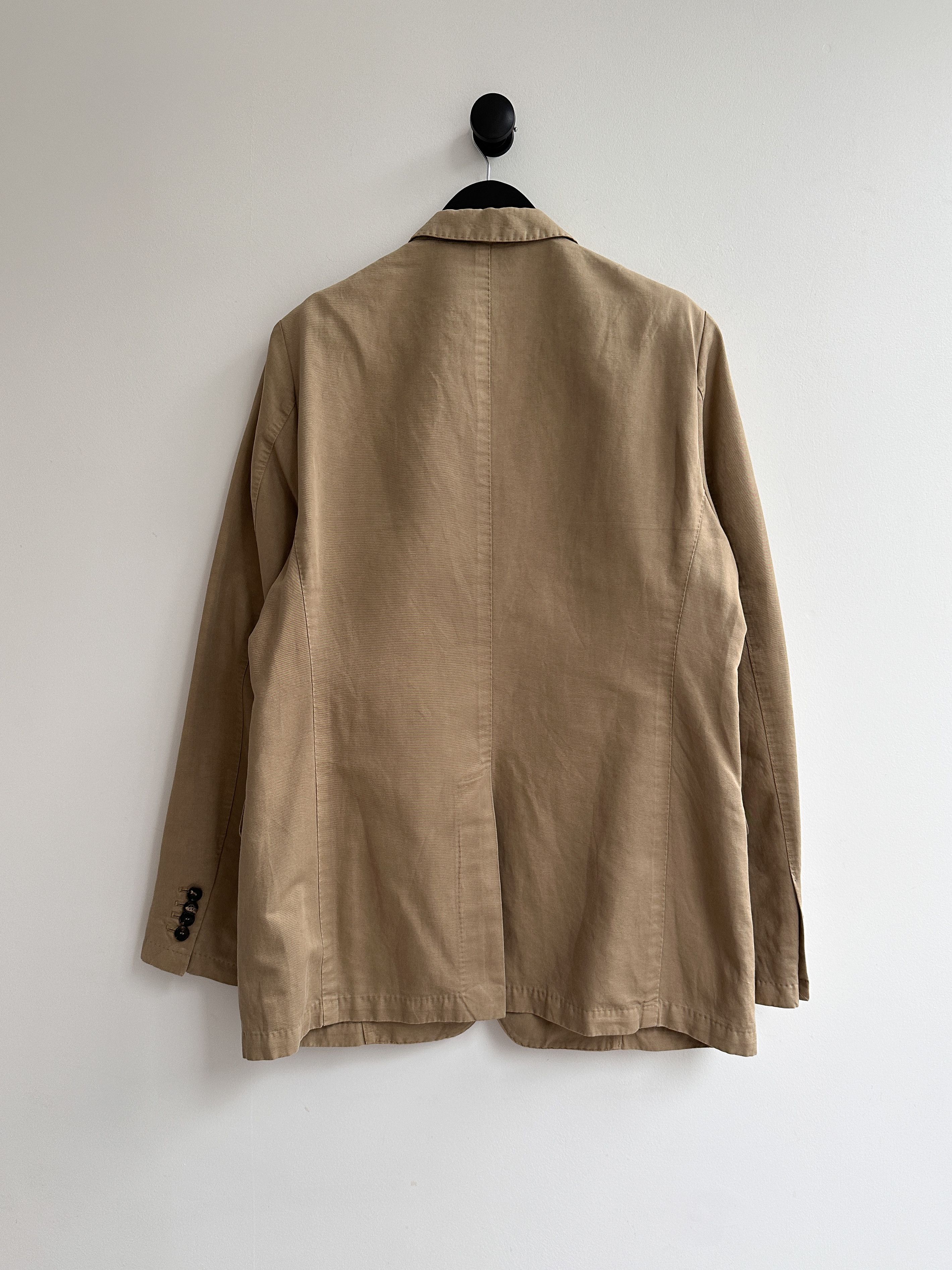 Burberry Burberry Beige Blazer Jacket Size 50R - 3 Thumbnail