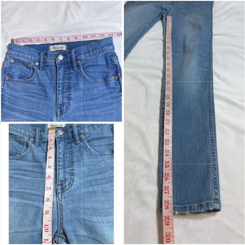Madewell Madewell 10" High Riser Skinny Skinny Womens Jeans Size 26 Size 26" / US 2 / IT 38 - 7 Thumbnail