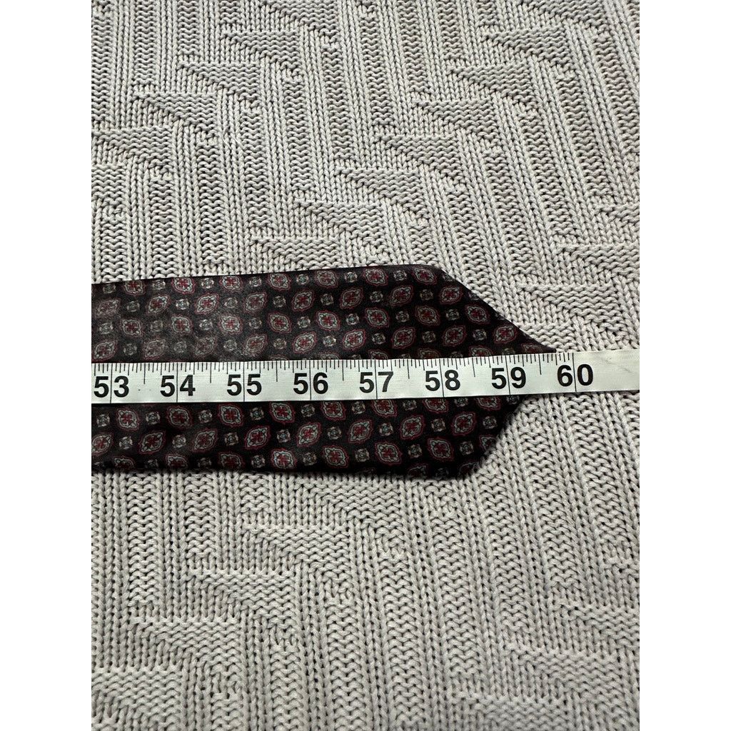 Vintage Vintage black paisley Italian silk tie Size ONE SIZE - 4 Thumbnail