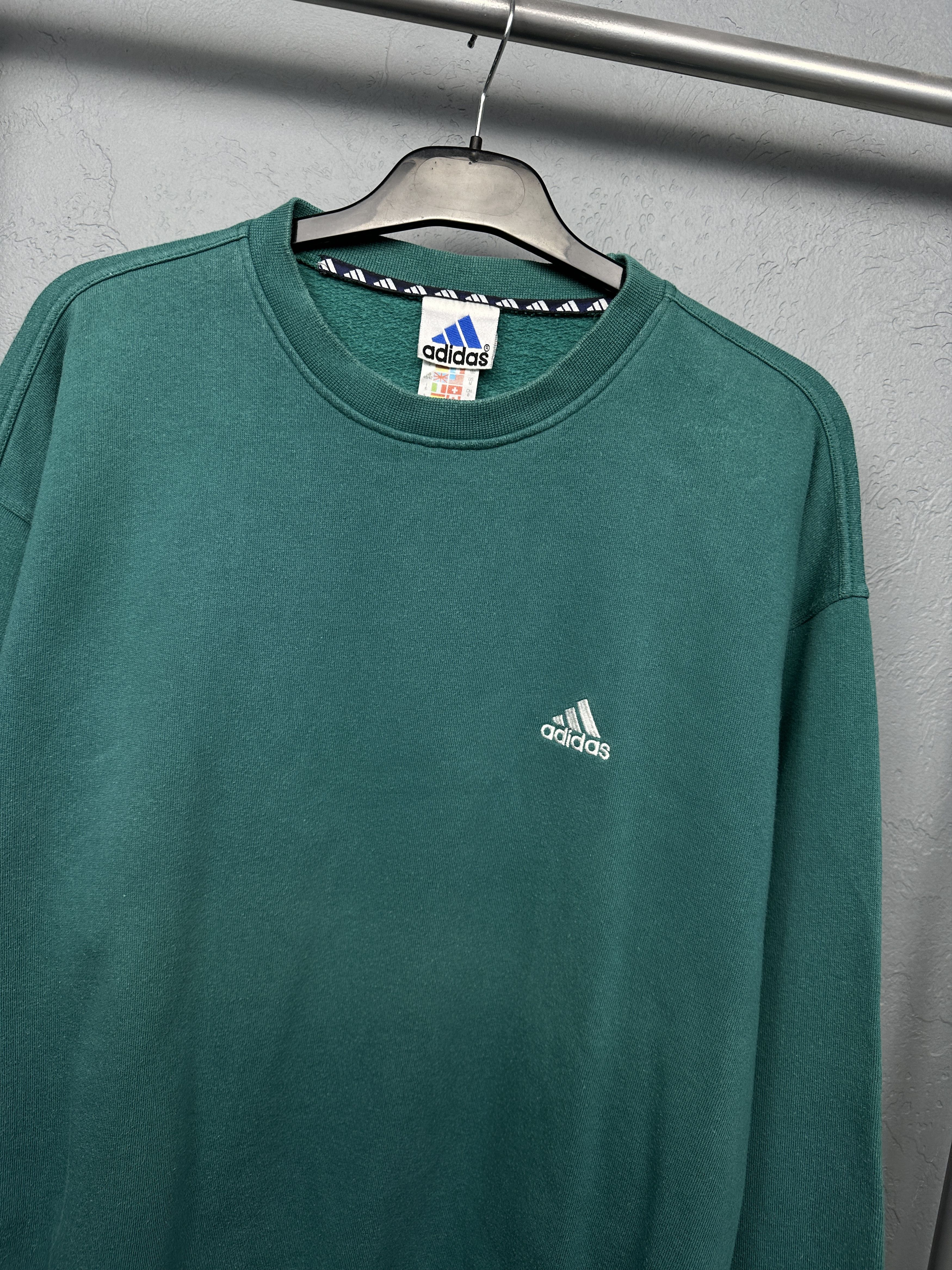 Adidas Adidas 90s Vintage Mens Crew Neck Sweatshirt Size US M / EU 48-50 / 2 - 2 Thumbnail