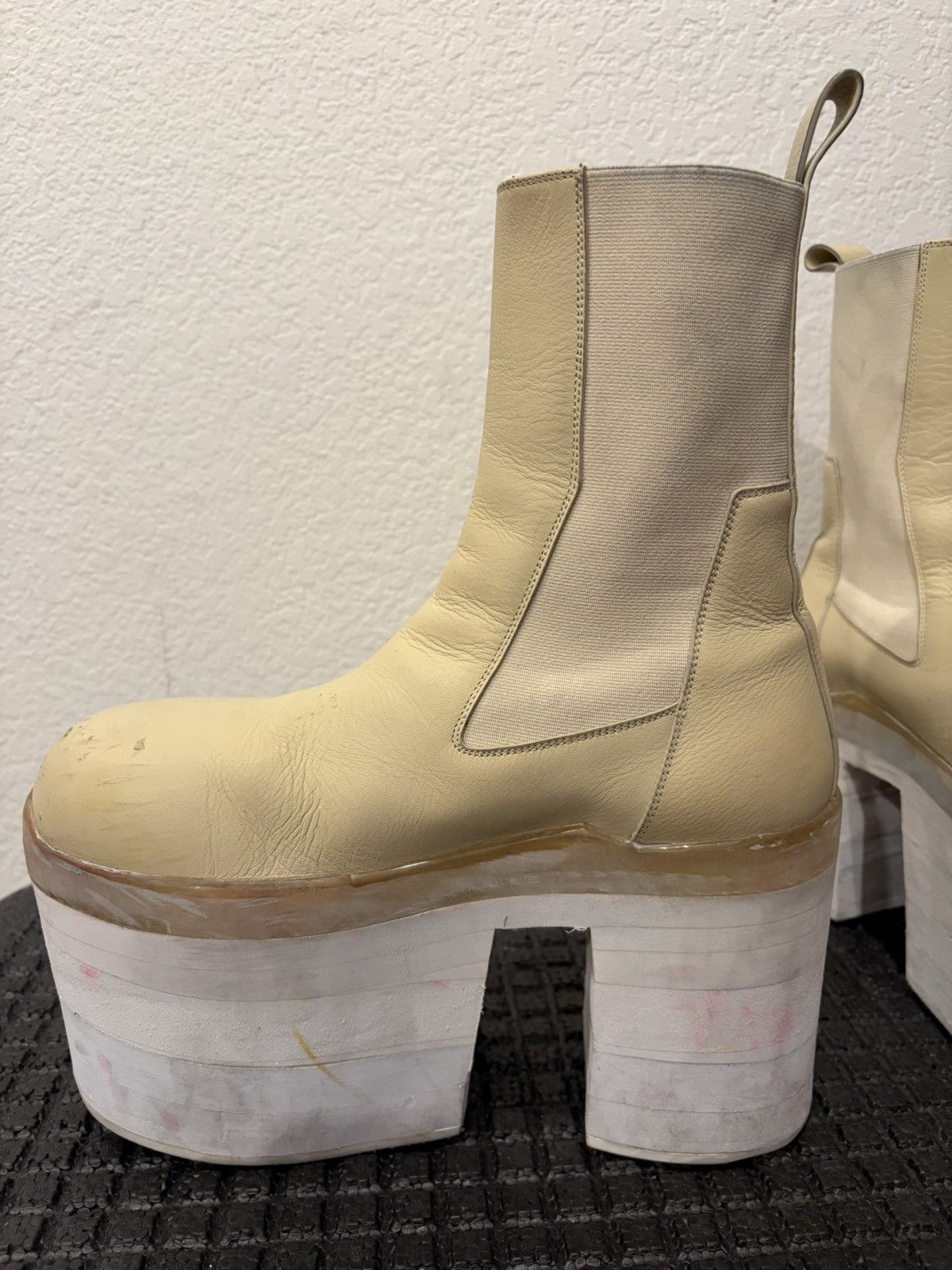 Rick Owens Rick Owens Beatle Bozo Chelsea Boots Custom Sole Size US 9 / EU 42 - 5 Thumbnail