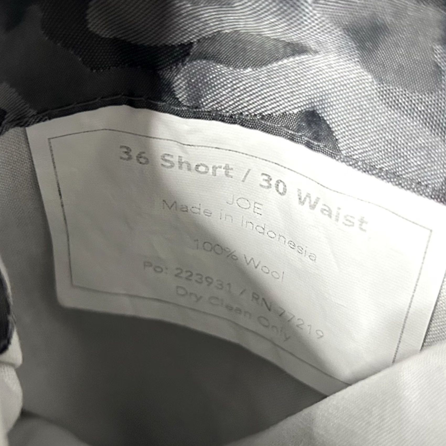 Joseph Abboud Joseph Abboud Sport Coat 36S Slim Fit 2-Button Gray Wool Nailhead Vented Notch Lapel Jacket Mens Regular Short Coat Size US XS / EU 42 / 0 - 4 Thumbnail