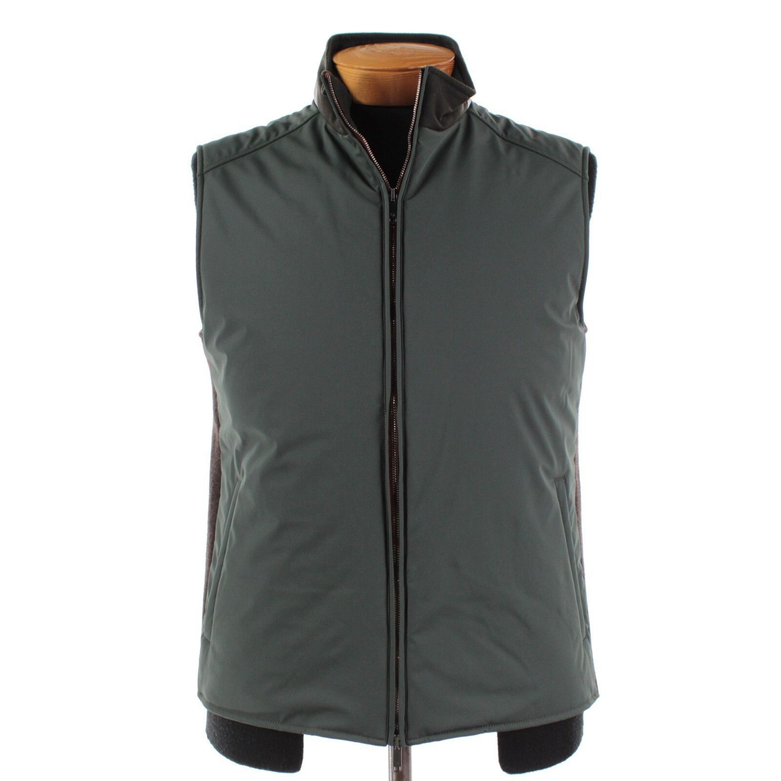 Luciano Barbera Luciano Barbera Vest Size M US In Green Nylon Blend Size US M / EU 48-50 / 2 - 1 Thumbnail