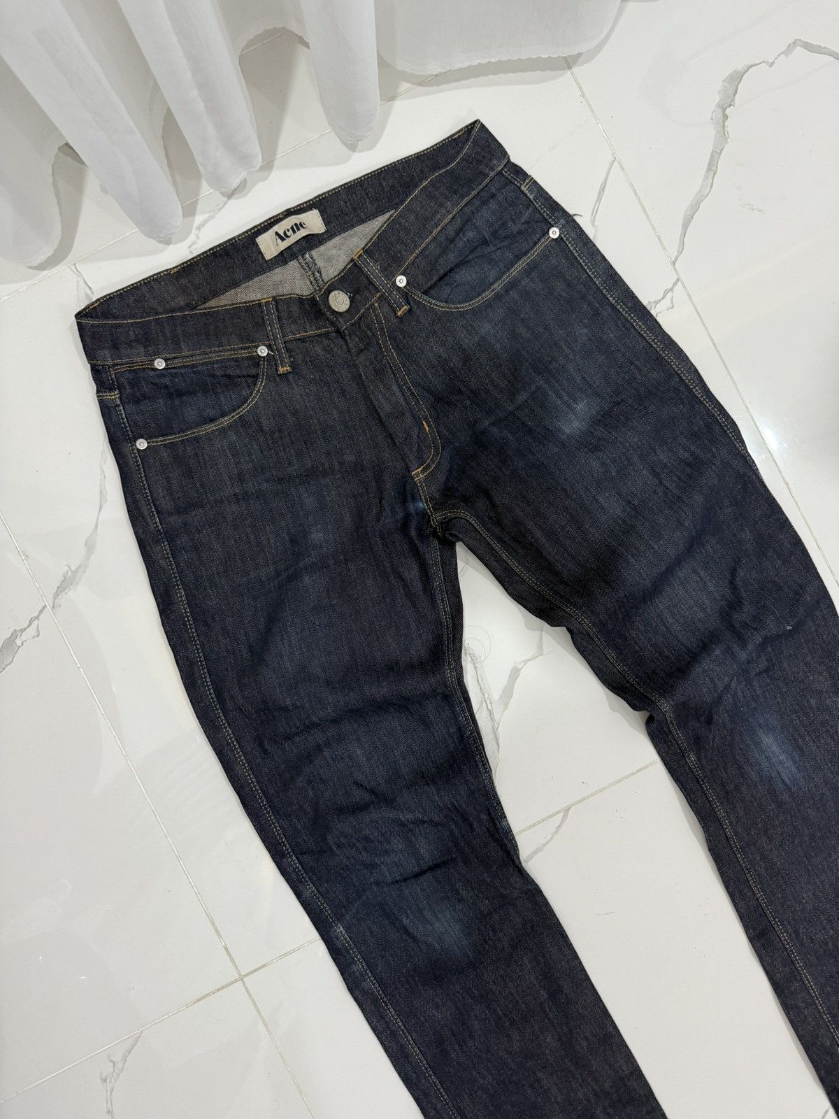 Acne Studios 00’s ACNE STUDIOS RARE Y2K SLIM JEANS AVANT-GARDE Size US 30 / EU 46 - 9 Thumbnail