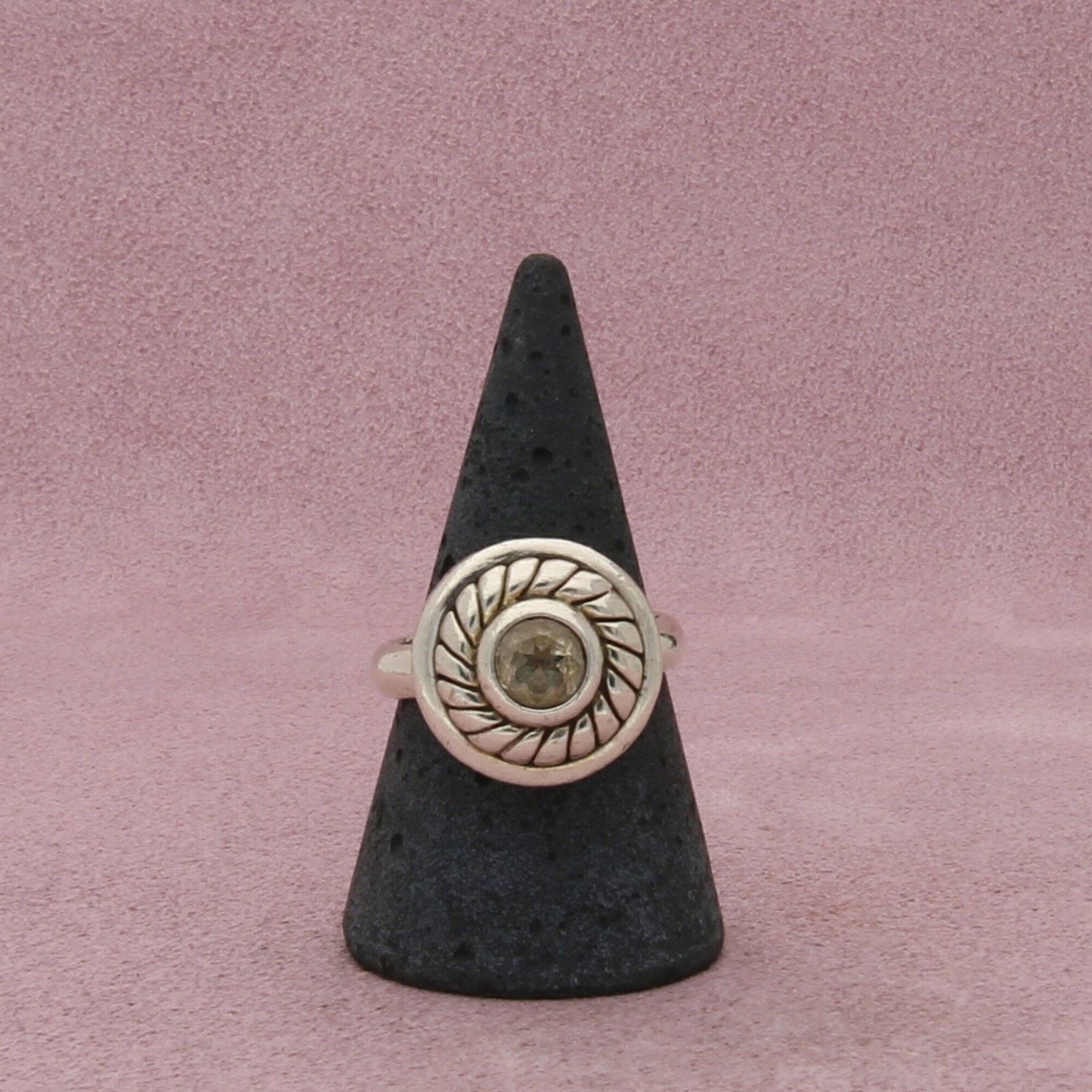 Brighton brighton sterling silver braided topaz round ring size 8.25 Size ONE SIZE - 3 Thumbnail
