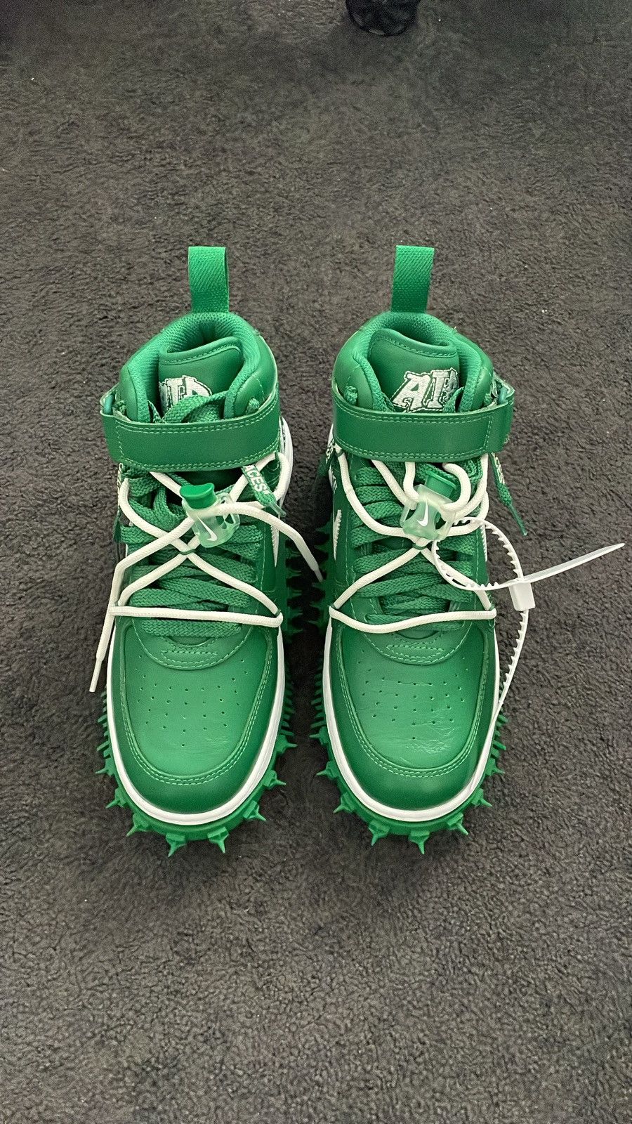 Nike × Off-White Air Force 1 Mid SP LTHR Size US 7.5 / EU 40-41 - 3 Thumbnail