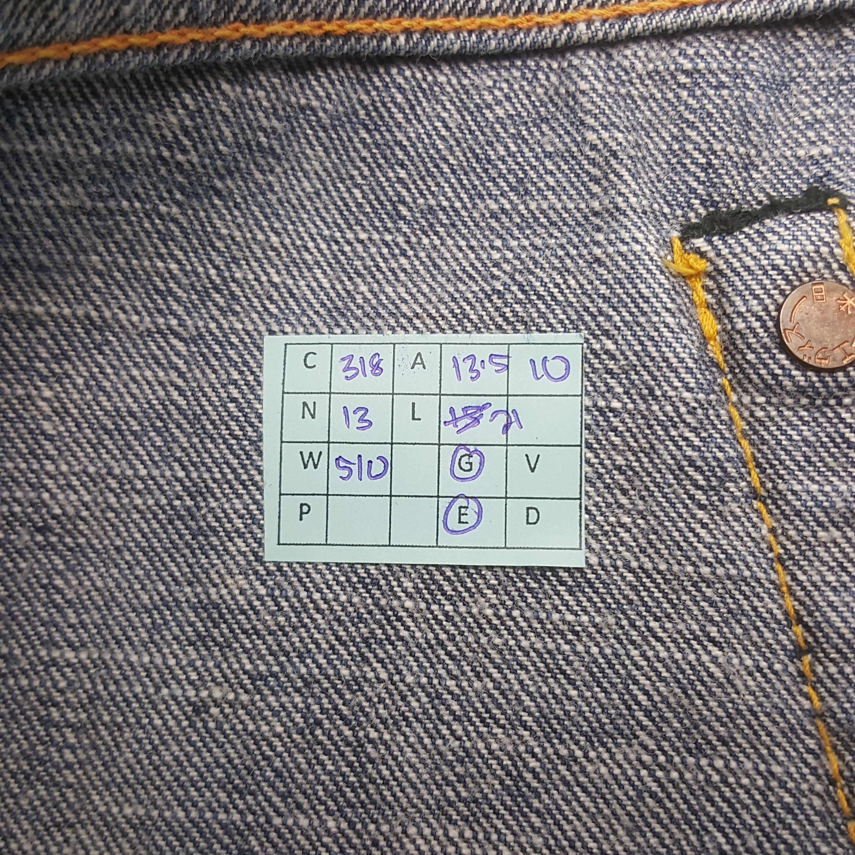 Evisu Vintage Evisu Japan Custom Daicock Short Denim Jeans Size US 27 - 9 Thumbnail