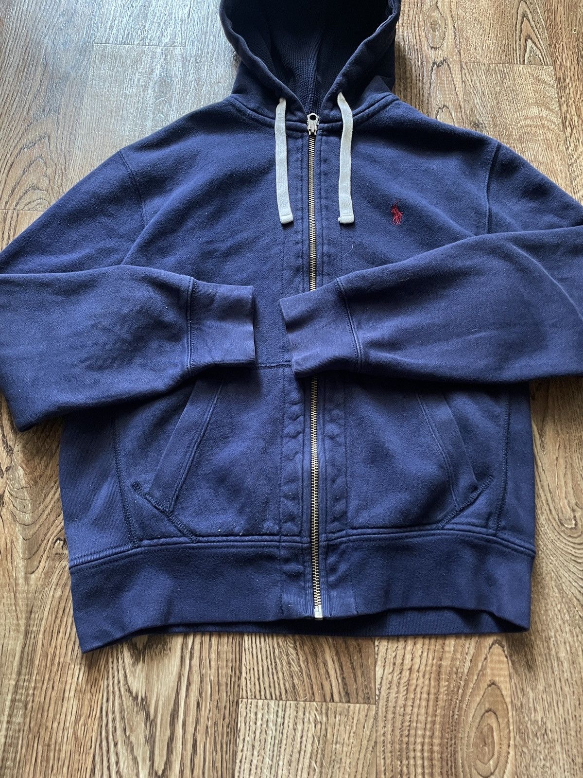 Polo Ralph Lauren Vintage Y2K Polo Ralph Lauren Zip Up Hoodie Red Pony Logo Size US M / EU 48-50 / 2 - 8 Thumbnail