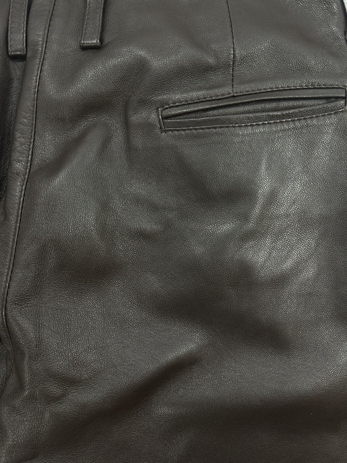 Raf Simons Raf Simons - 1998 Unreleased Leather Pants Size US 36 / EU 52 - 7 Thumbnail