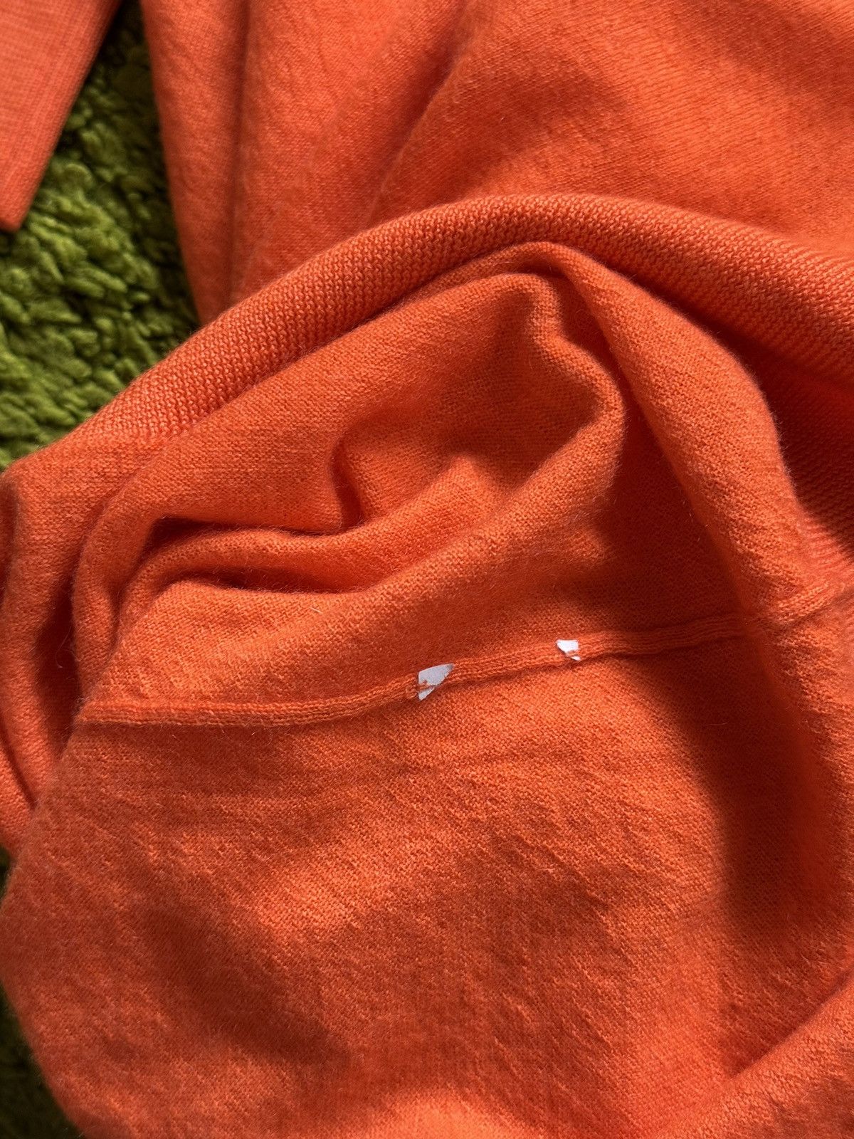 Dolce & Gabbana Dolce & Gabbana D&G orange wool v-neck pullover sweater Size US XS / EU 42 / 0 - 6 Thumbnail