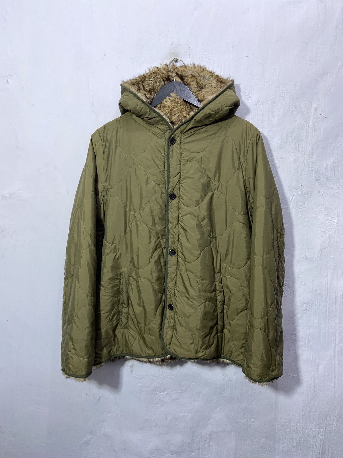 Zadig & Voltaire Zadig & Voltaire Green Fur Down Jacket Nylon Size US M / EU 48-50 / 2 - 1 Thumbnail