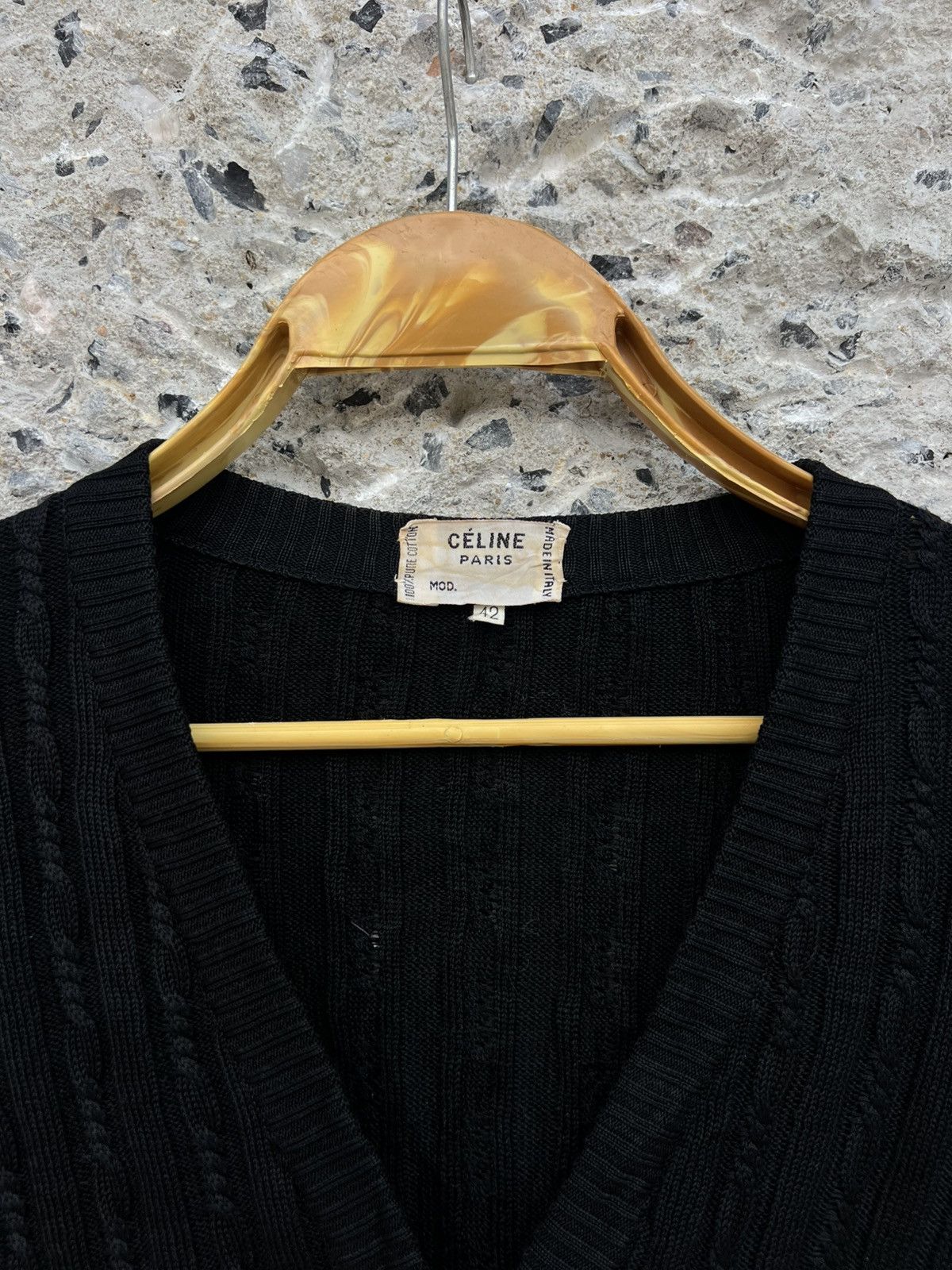 Celine VTG CELINE KNIT CADIGAN 80s Size US M / EU 48-50 / 2 - 3 Thumbnail
