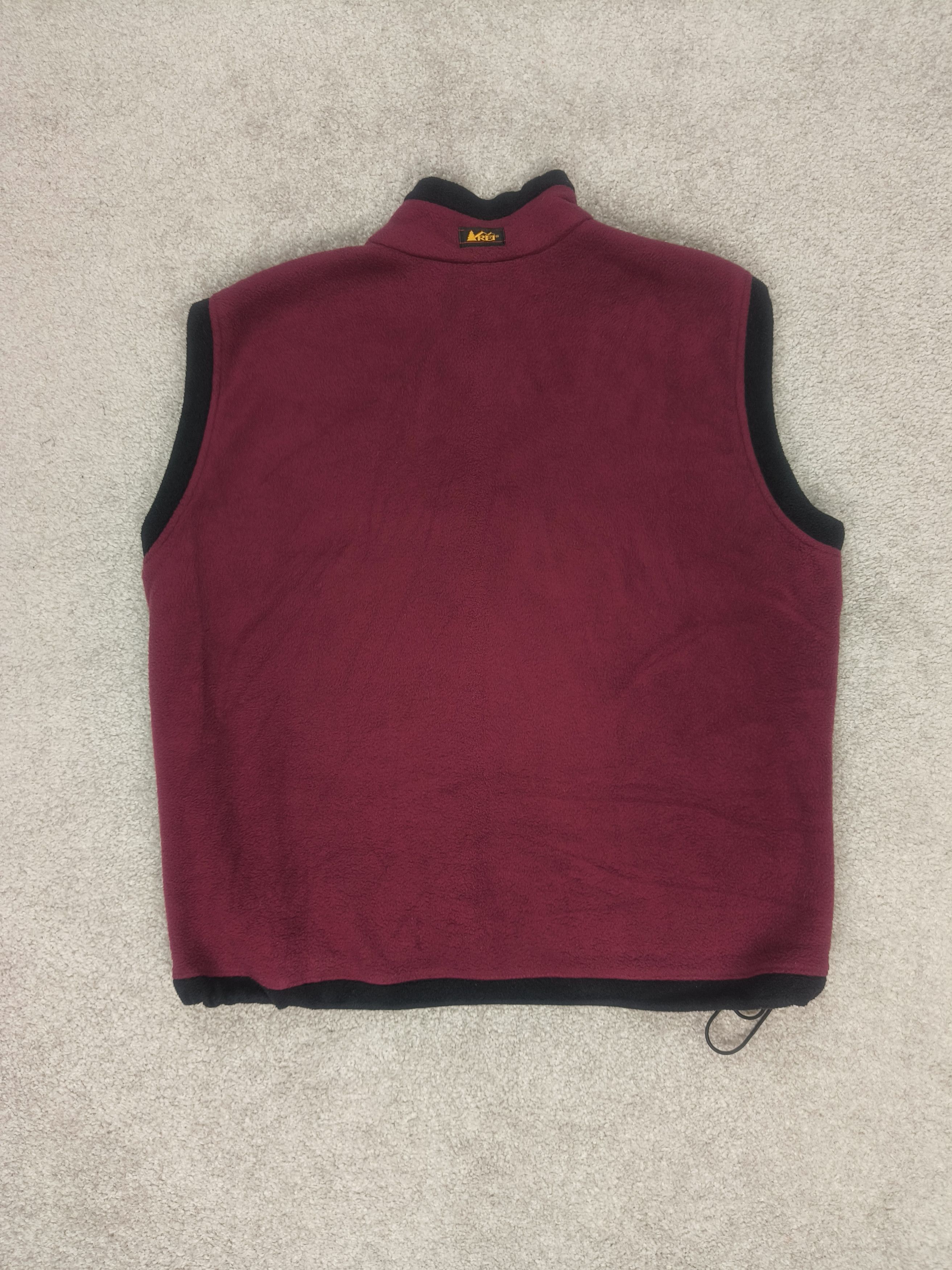 Rei REI Co-op Fleece Vest Burgundy/Maroon Full-Zip Outdoor Layer Size US L / EU 52-54 / 3 - 4 Thumbnail