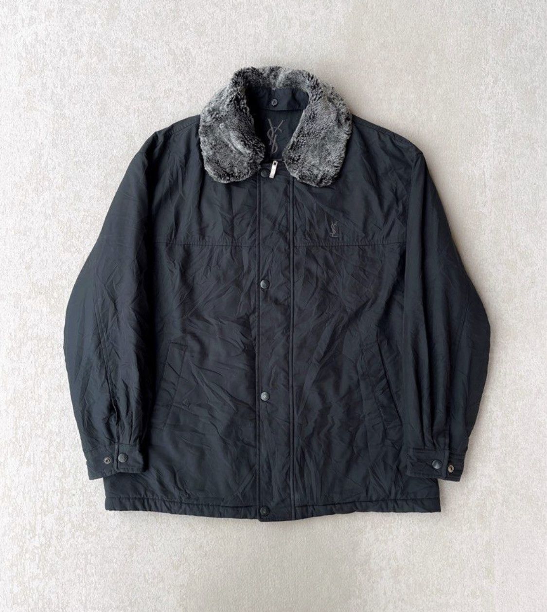Yves Saint Laurent Vintage Yves Saint Laurent Jacket YSL Jacket Size US XL / EU 56 / 4 - 1 Thumbnail