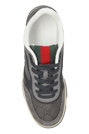 Gucci o1loc1c0326 831661 Men's Gucci Re-Web Sneakers in Grey Size US 9.5 / EU 42-43 - 6 Thumbnail