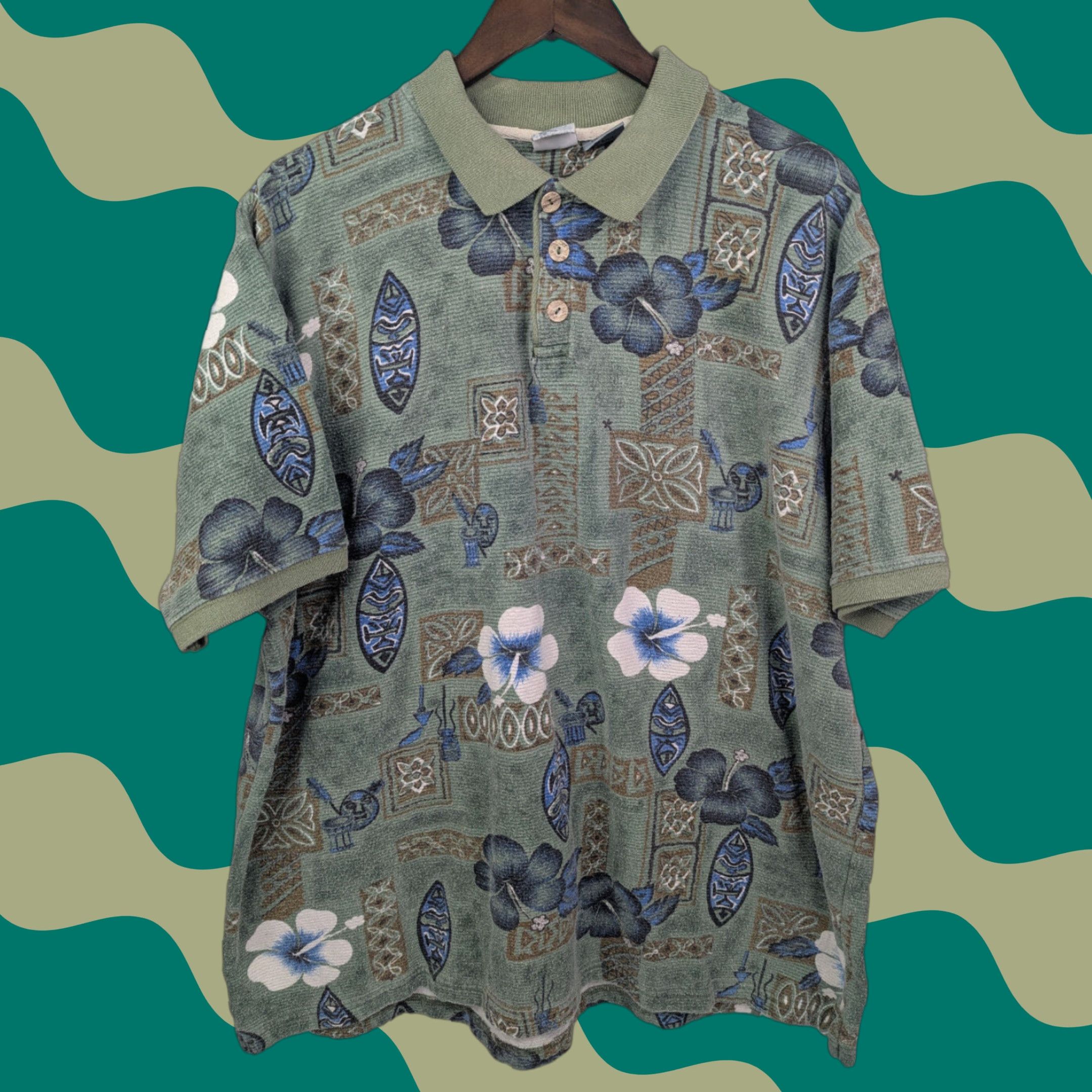 Ocean Pacific VINTAGE Ocean Pacific Polo Shirt Mens 2XL Floral 90s Golf Ocean Pacific Polo Shirt Mens 2XL Floral 90s Golf Size US XXL / EU 58 / 5 - 1 Thumbnail