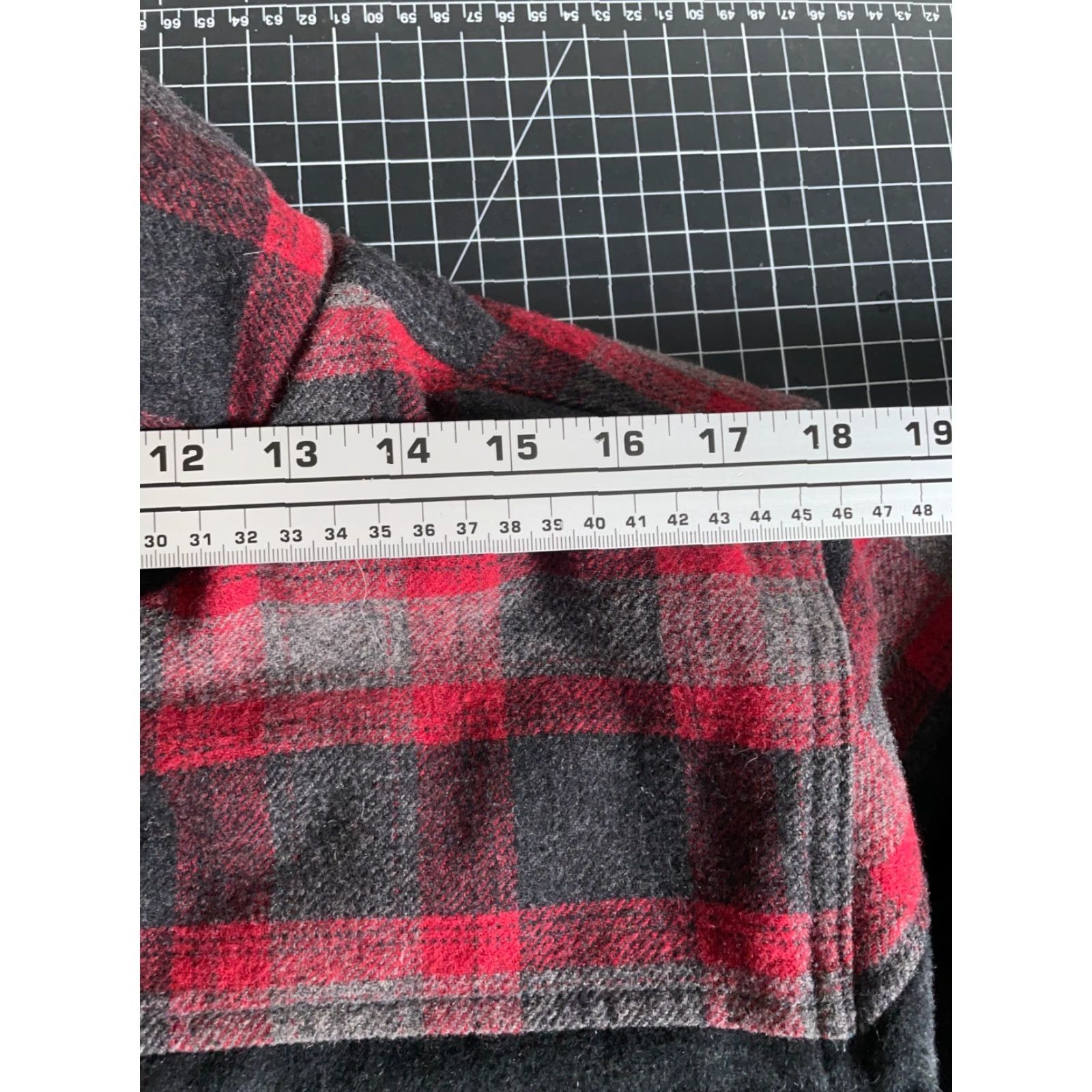 Prana prAna Jacket Men M Gray Cotton Red Plaid Wool Shell Sherpa Lined Zip Bomber Size US M / EU 48-50 / 2 - 7 Thumbnail
