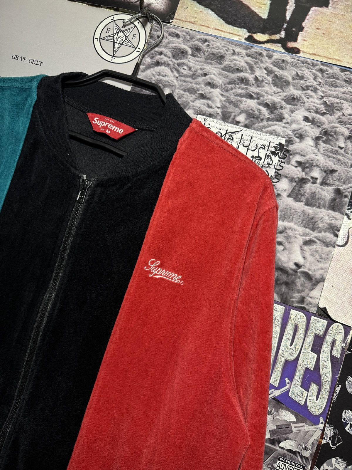 Supreme Supreme Velour Zip Up Jacket Size US M / EU 48-50 / 2 - 2 Thumbnail