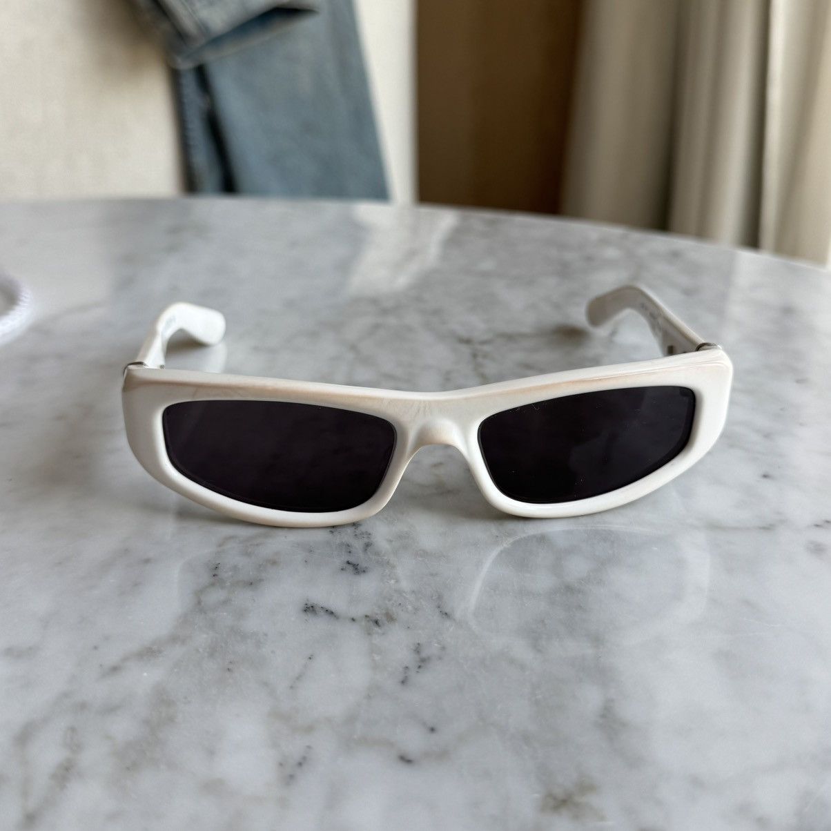 Chrome Hearts White Sterling Silver Stars Hardware Roller Sunglasses RARE Size ONE SIZE - 2 Thumbnail