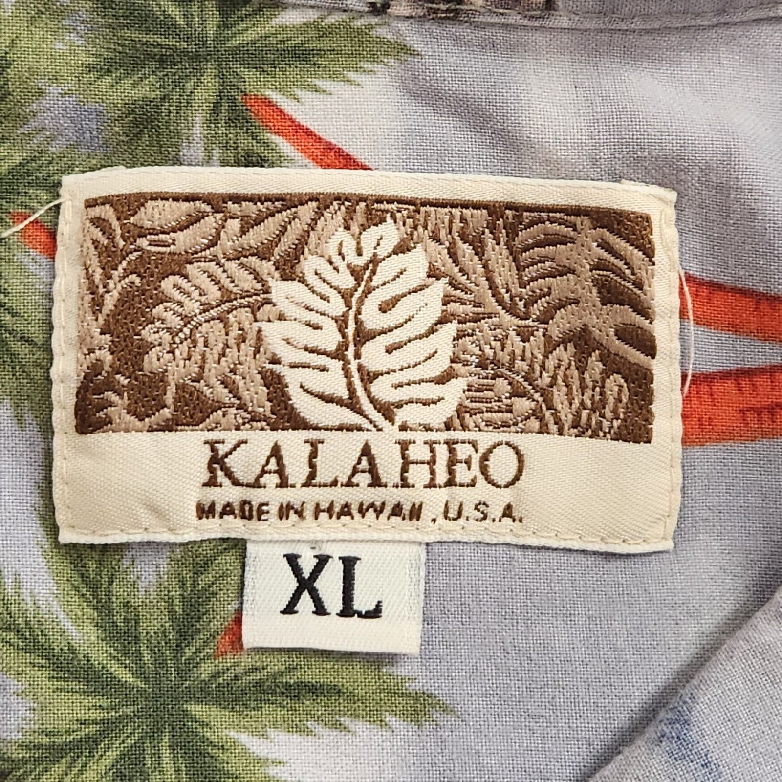Kalaheo VTG Kalaheo Battleship Hawaiian Print Button Up Top XL Size US XL / EU 56 / 4 - 4 Thumbnail