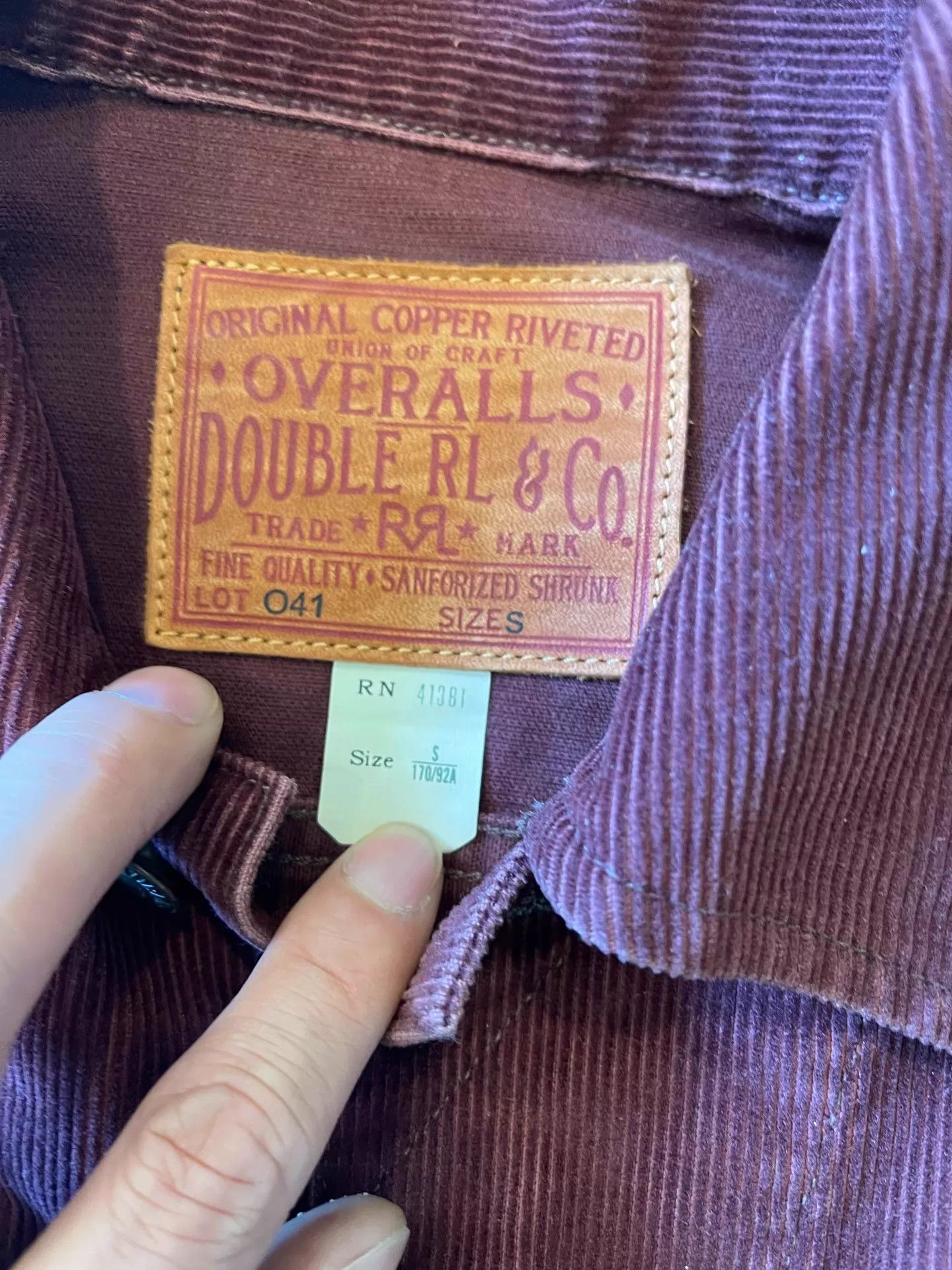 RRL Ralph Lauren RRL Wine Red JPN Exclusive Short Jacket S Sharp Size US S / EU 44-46 / 1 - 4 Thumbnail