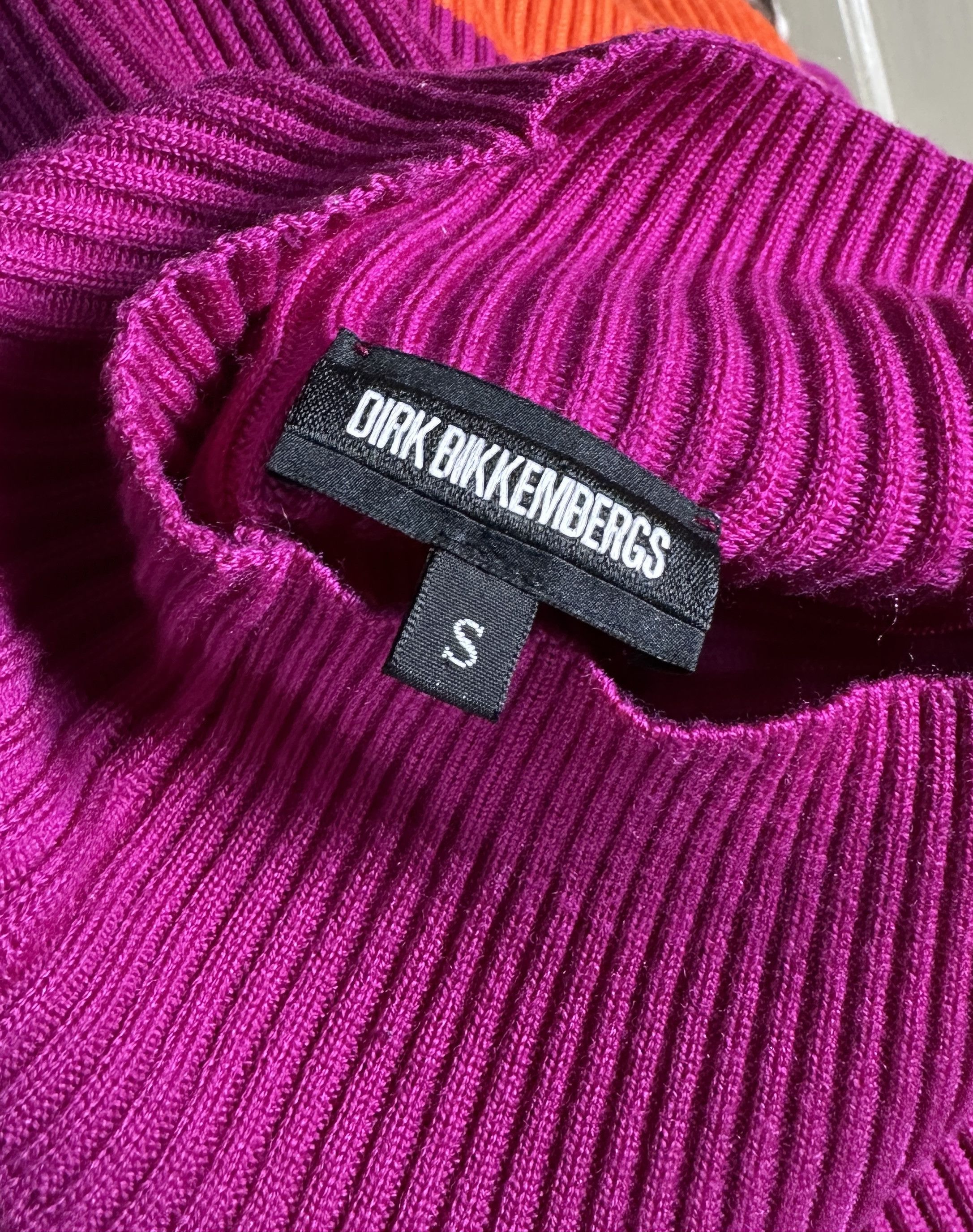 Dirk Bikkembergs Wool Purple Dress Size S / US 4 / IT 40 - 6 Thumbnail