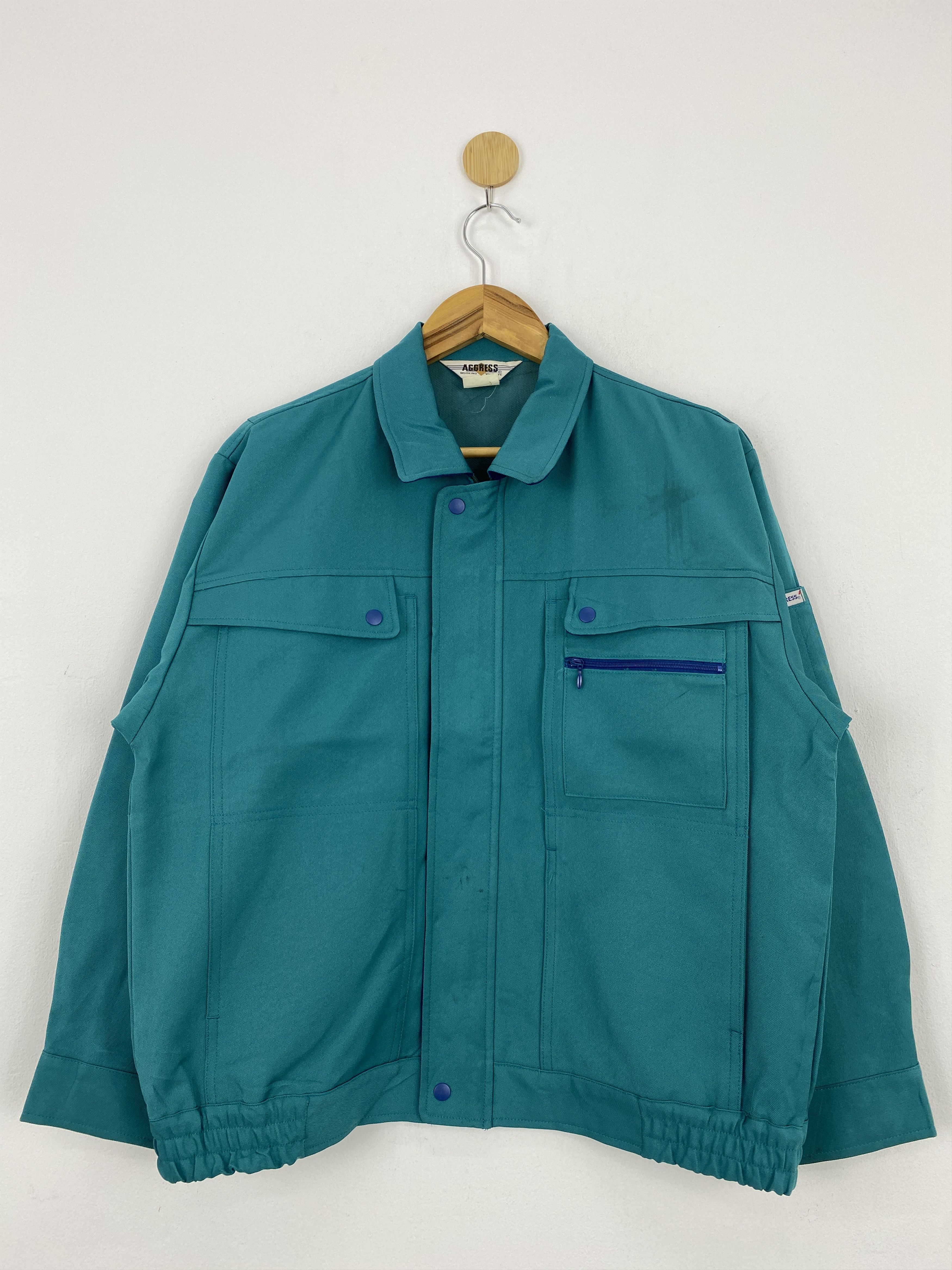 Japanese Brand Vintage Japanese Brand Denim Workers Jacket J1783 Size US L / EU 52-54 / 3 - 1 Thumbnail
