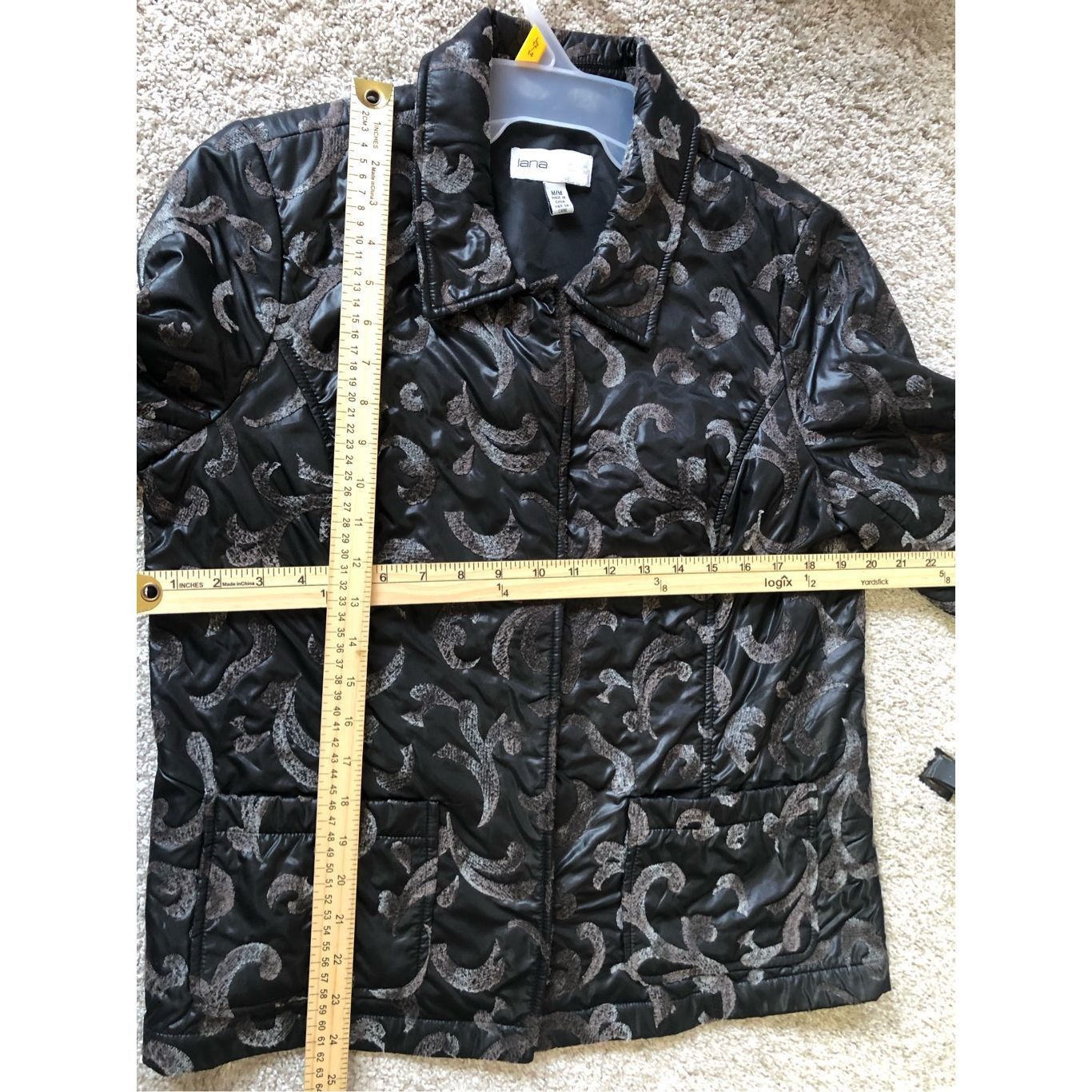 Other Lana Sports Women’s Brown and Silver Paisley Design Snap But Size M / US 6-8 / IT 42-44 - 9 Thumbnail