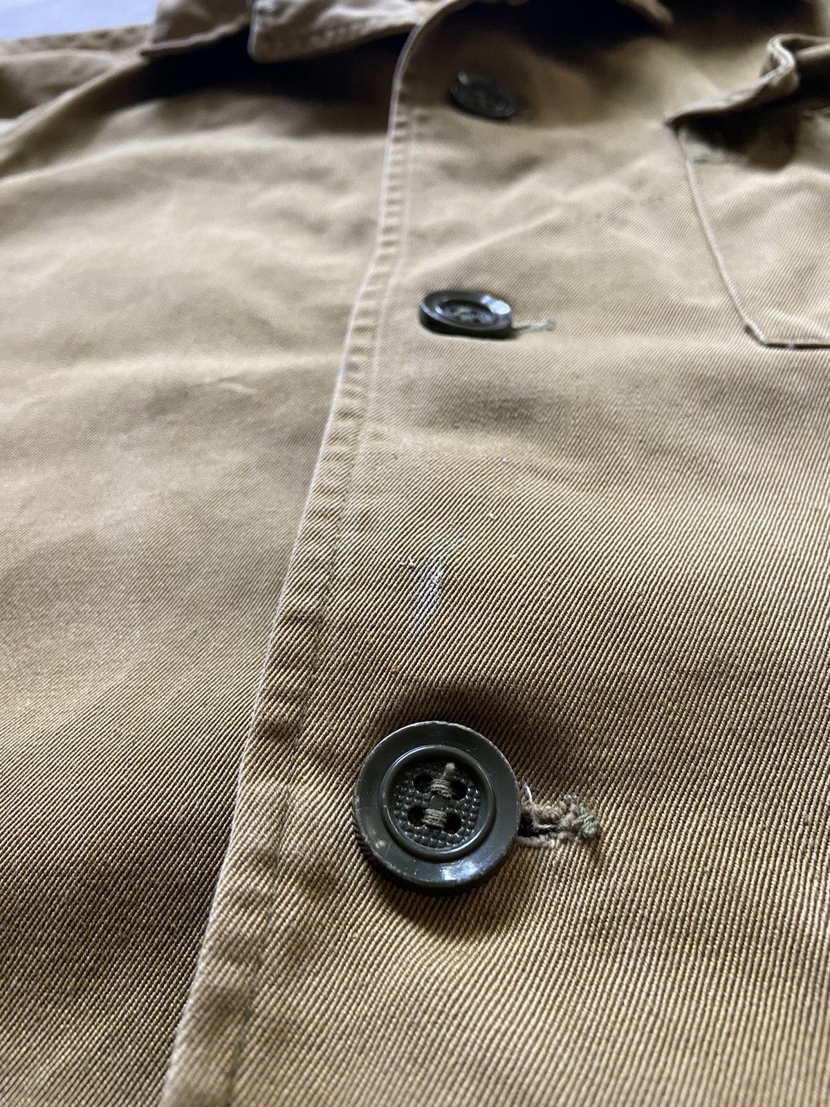 Vintage THRASHED 70s Work Jacket Workwear Vintage Distressed Size US M / EU 48-50 / 2 - 4 Thumbnail