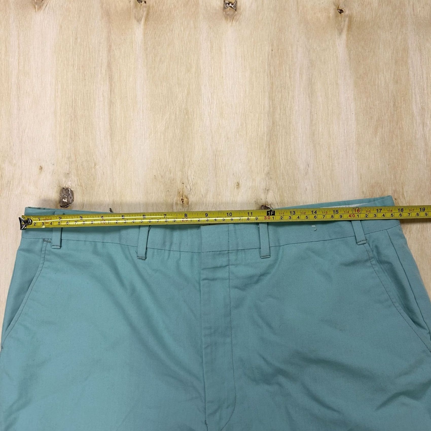 Vintage Vintage Green Chino Pants Men 36x28 Regular Fit Straight Leg Cotton Blend Casual Slim? No Size US 36 / EU 52 - 4 Thumbnail