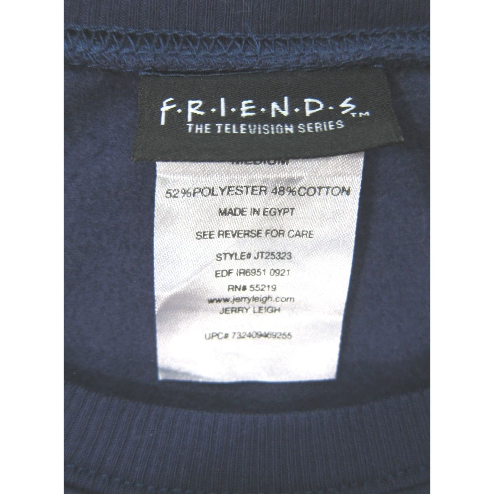 Vintage NWT Vintage F.R.I.E.N.D.S NYC Grey Blue Crew Neck Lightweight Sweatshirt Women M Size M / US 6-8 / IT 42-44 - 5 Thumbnail