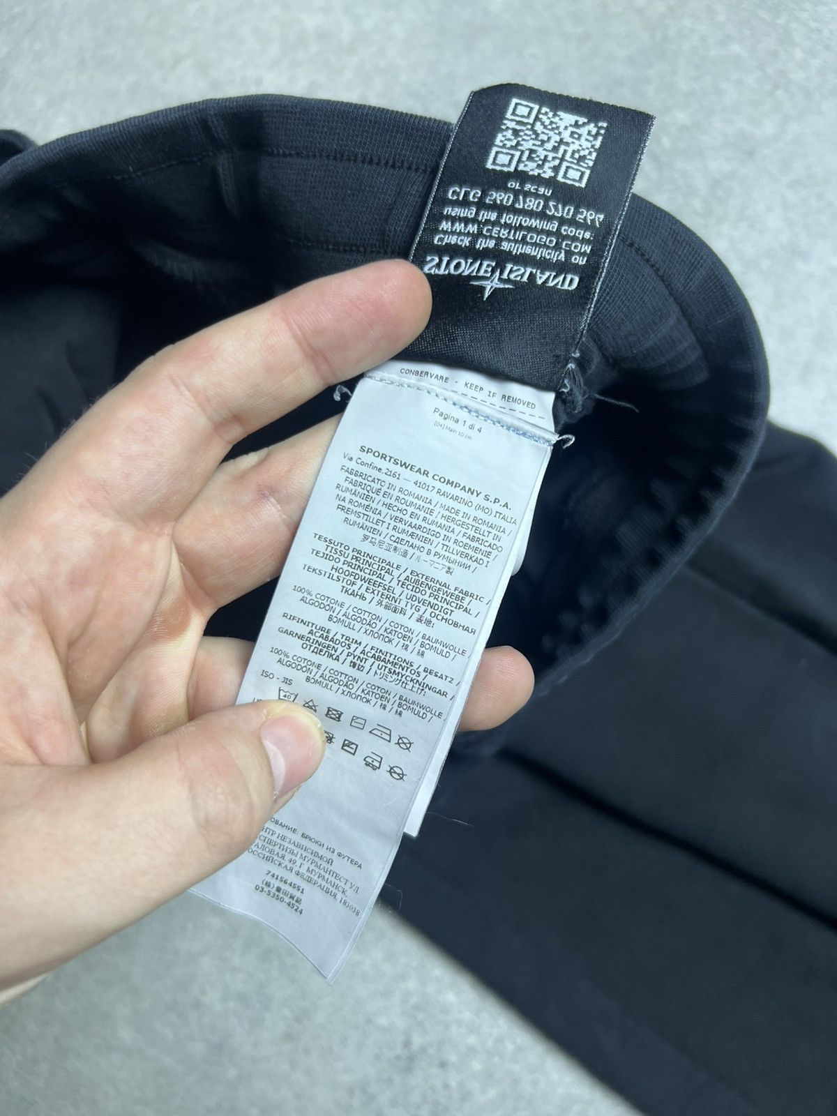 Stone Island Stone Island Joggers Pants Size S-M Black Size US 30 / EU 46 - 8 Thumbnail